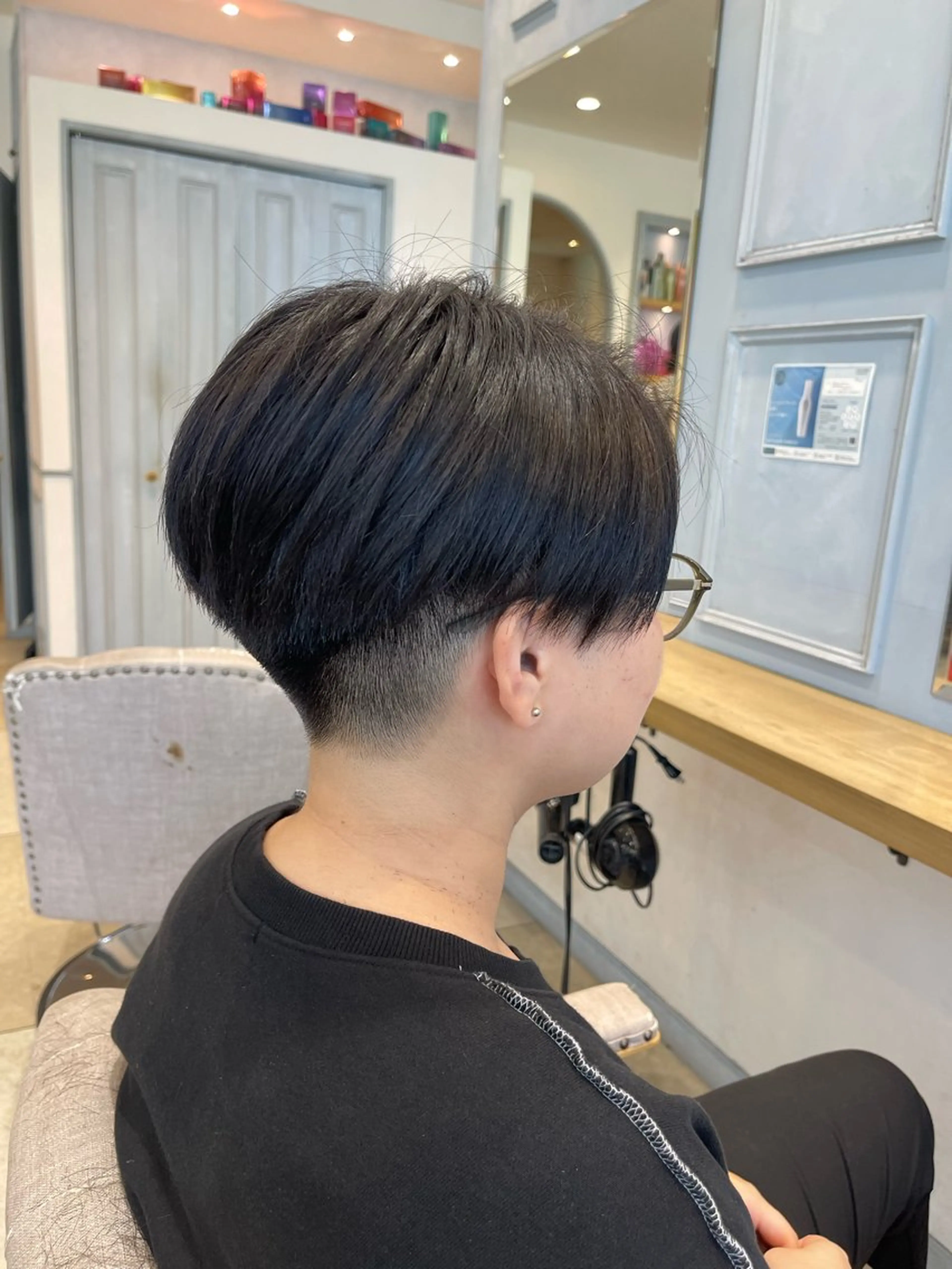ショート カラー ショートヘア カット ヘアカラー トリートメント ショート/ボブ アンドウ☺︎のヘアスタイル
