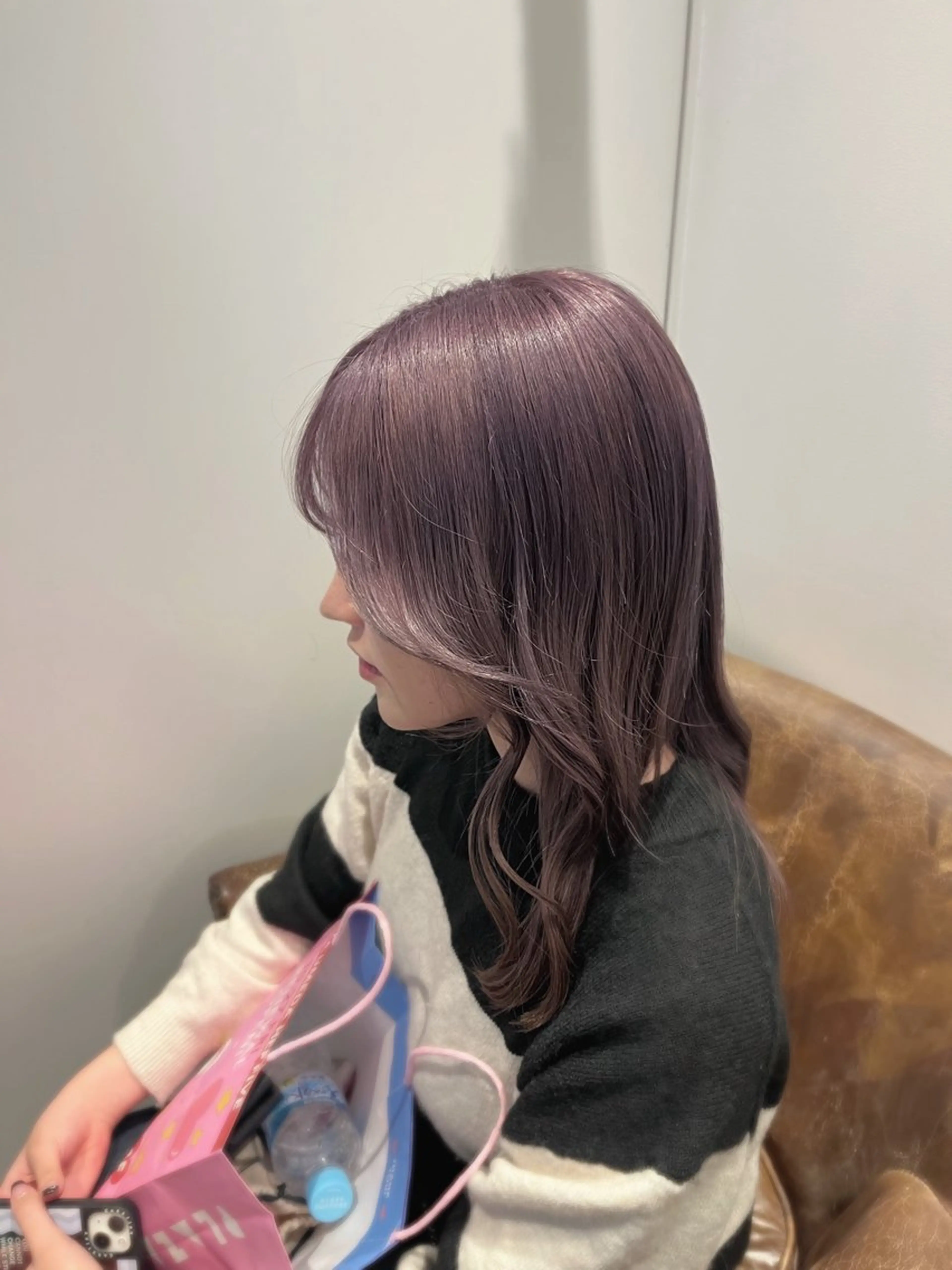 ロング アッシュ 中津/梅田/酸性 /髪質改善/愛芽のヘアスタイル