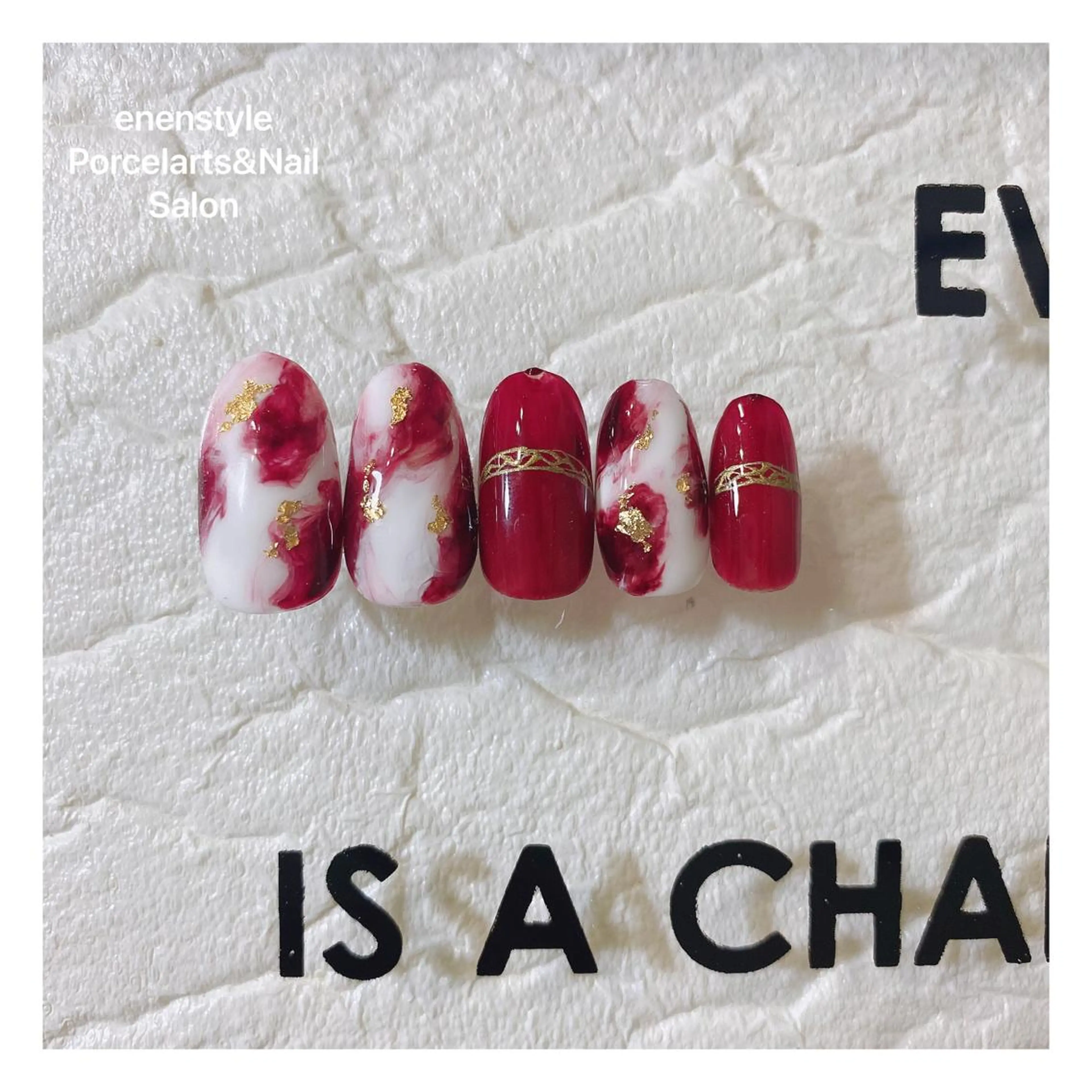 ミディアム ネイル 👑enen style👑のネイルデザイン