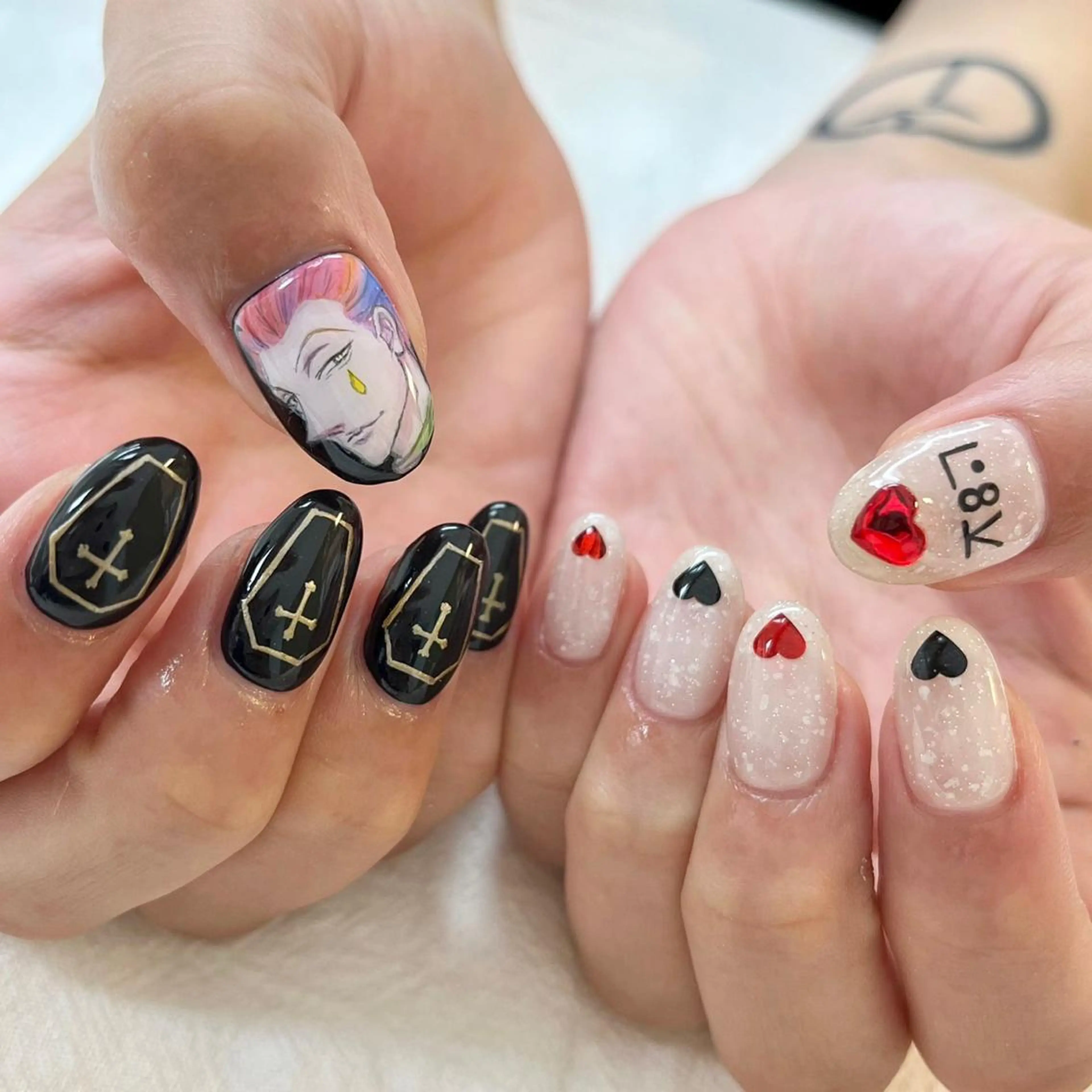 ミディアム ハンドネイル 池袋痛ネイル Nok. 渡辺のネイルデザイン
