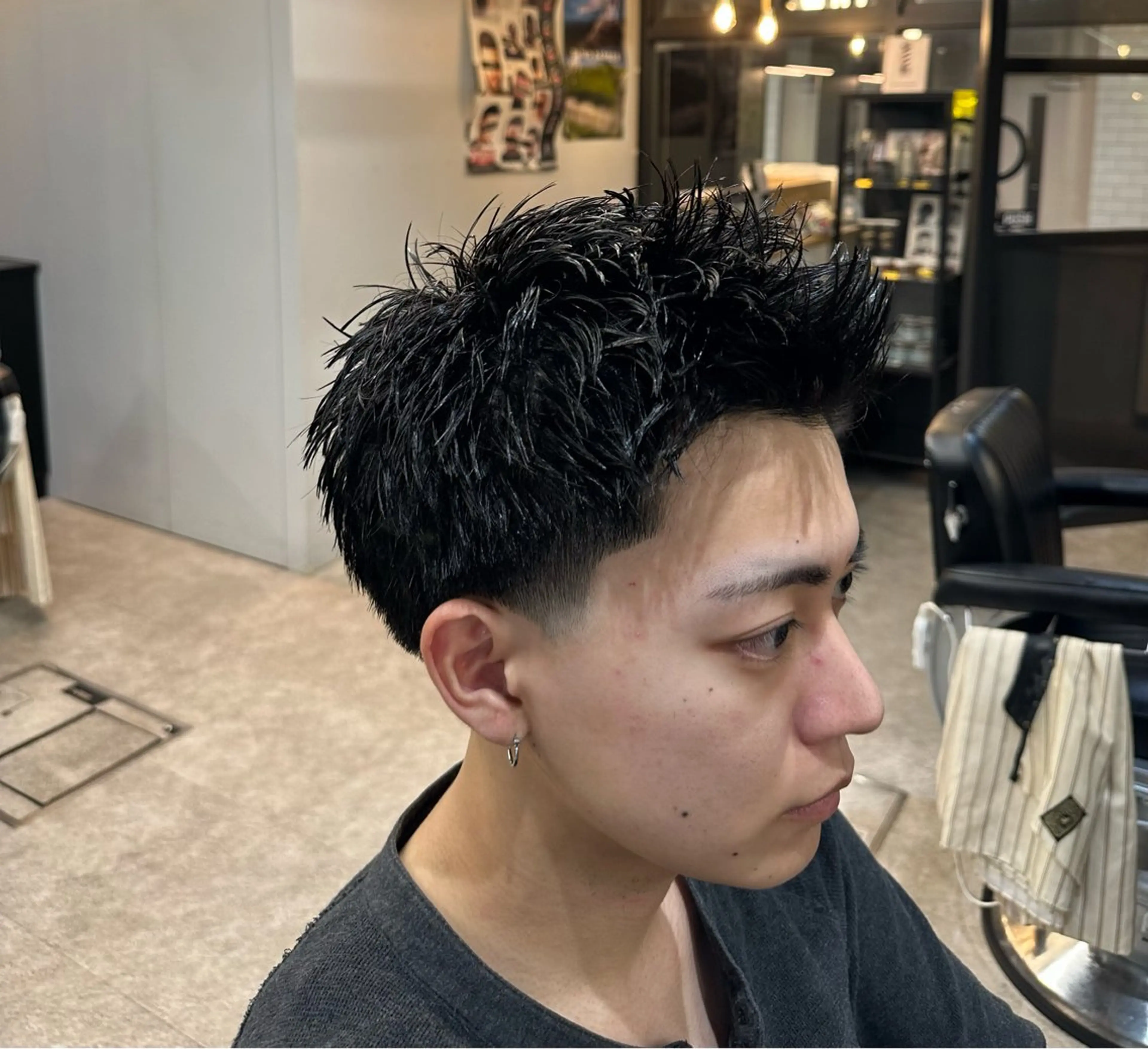 ショート メンズ フェードカット AMANO KOAのヘアスタイル