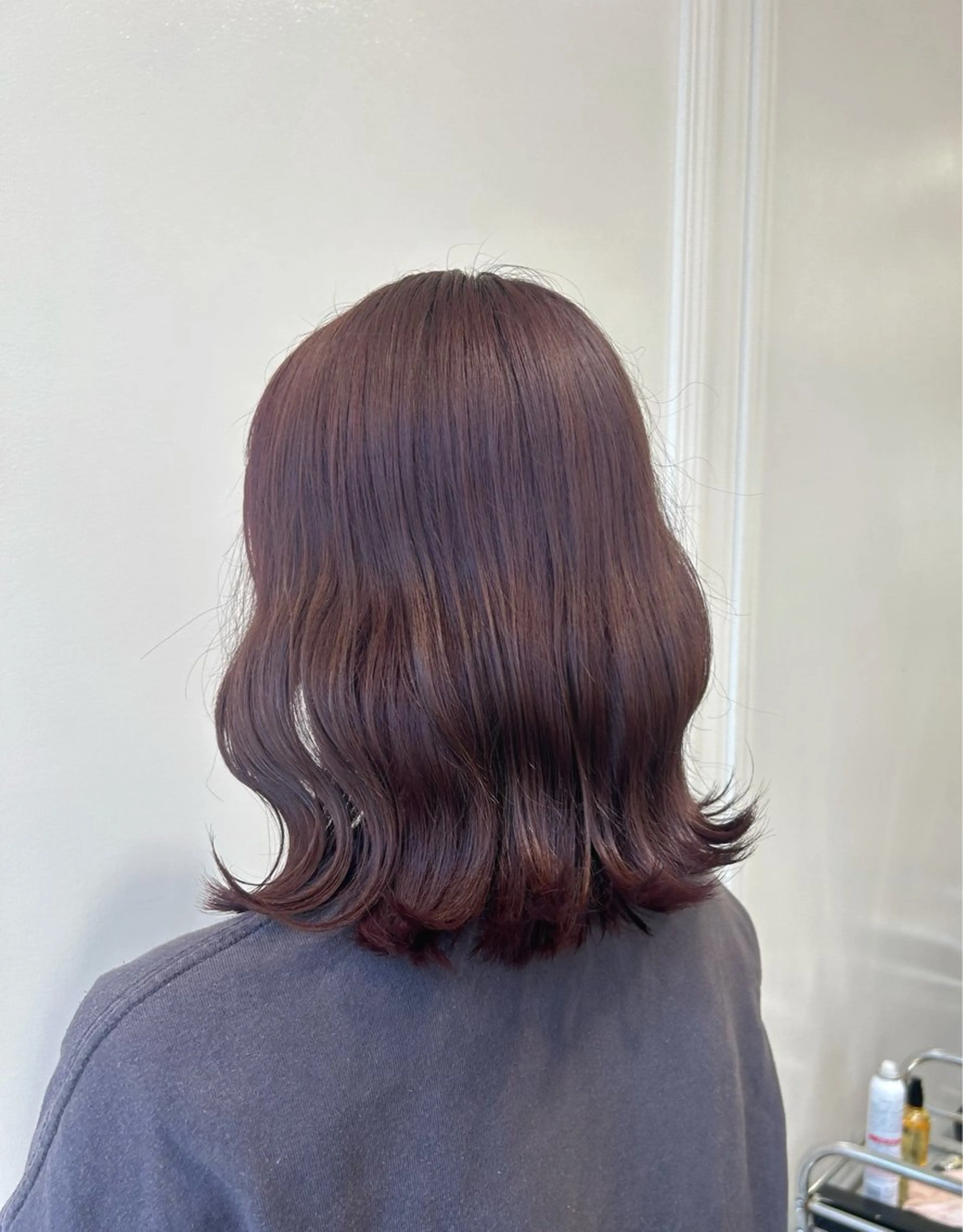 ミディアム カラー カット ヘアカラー 🩶 nana 🩶のヘアスタイル