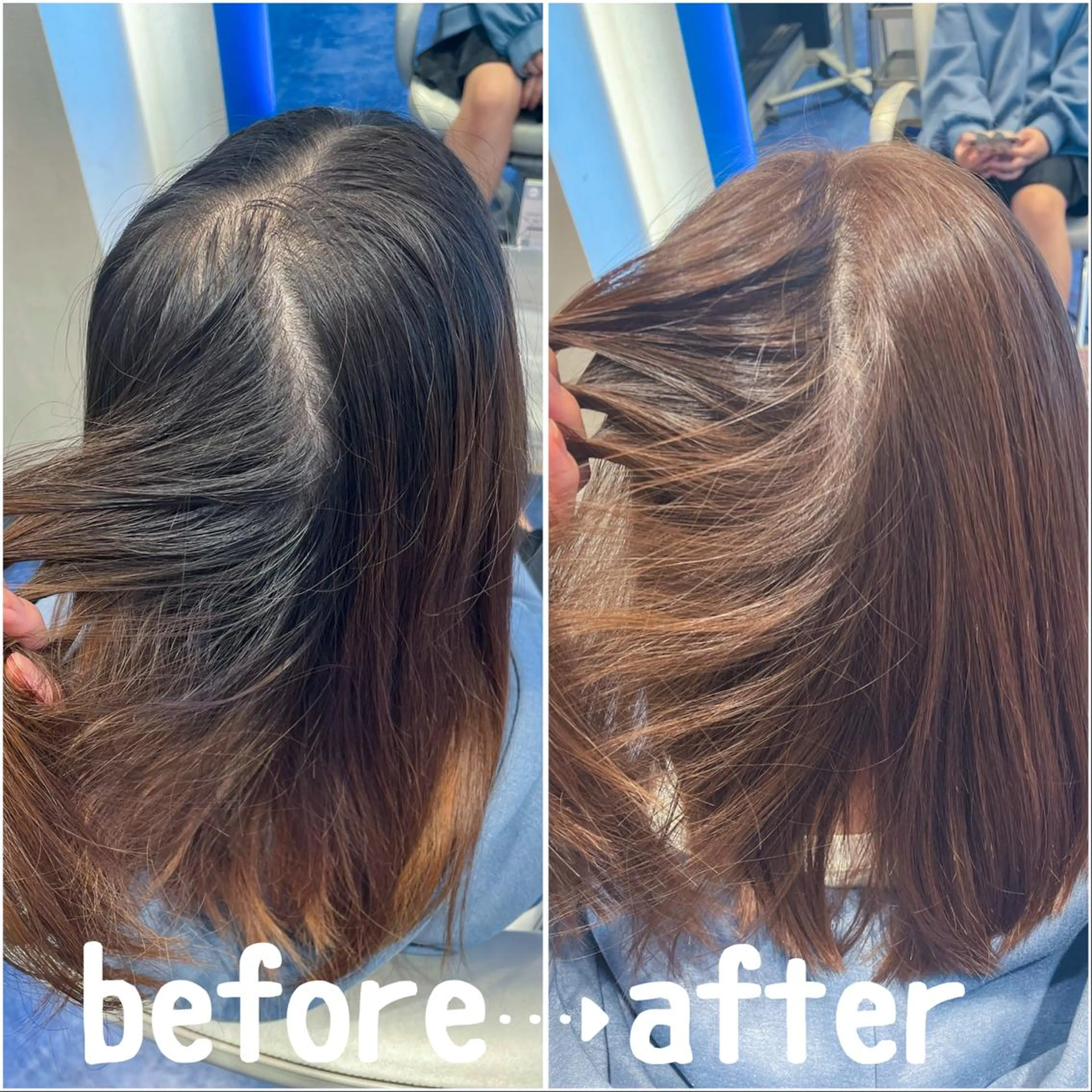 ミディアム カラー カット ヘアカラー 伊藤 未来のヘアスタイル