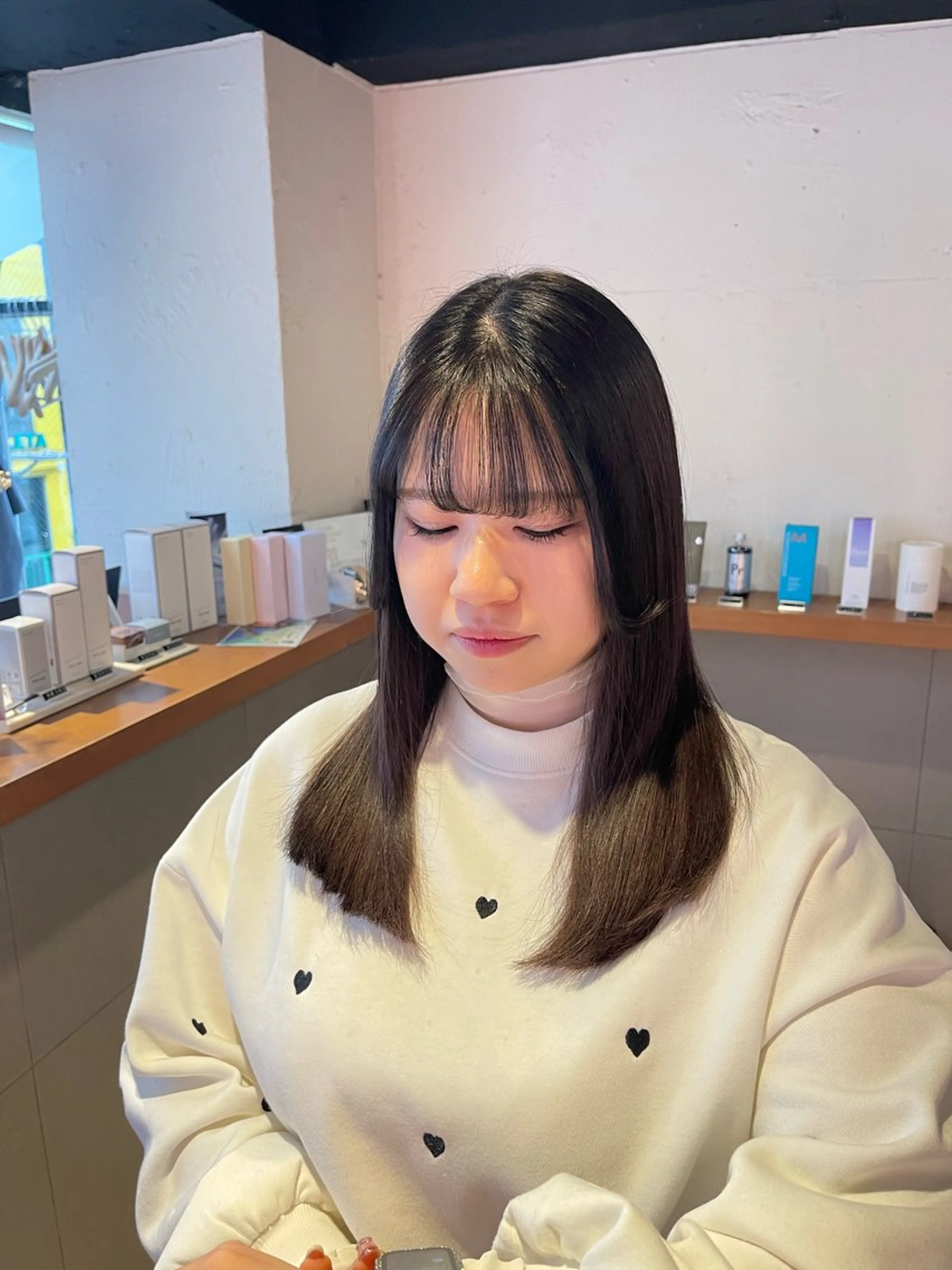 🌕ワンカラー＆髪質改善トリートメント【ULTOWA】🥣の写真