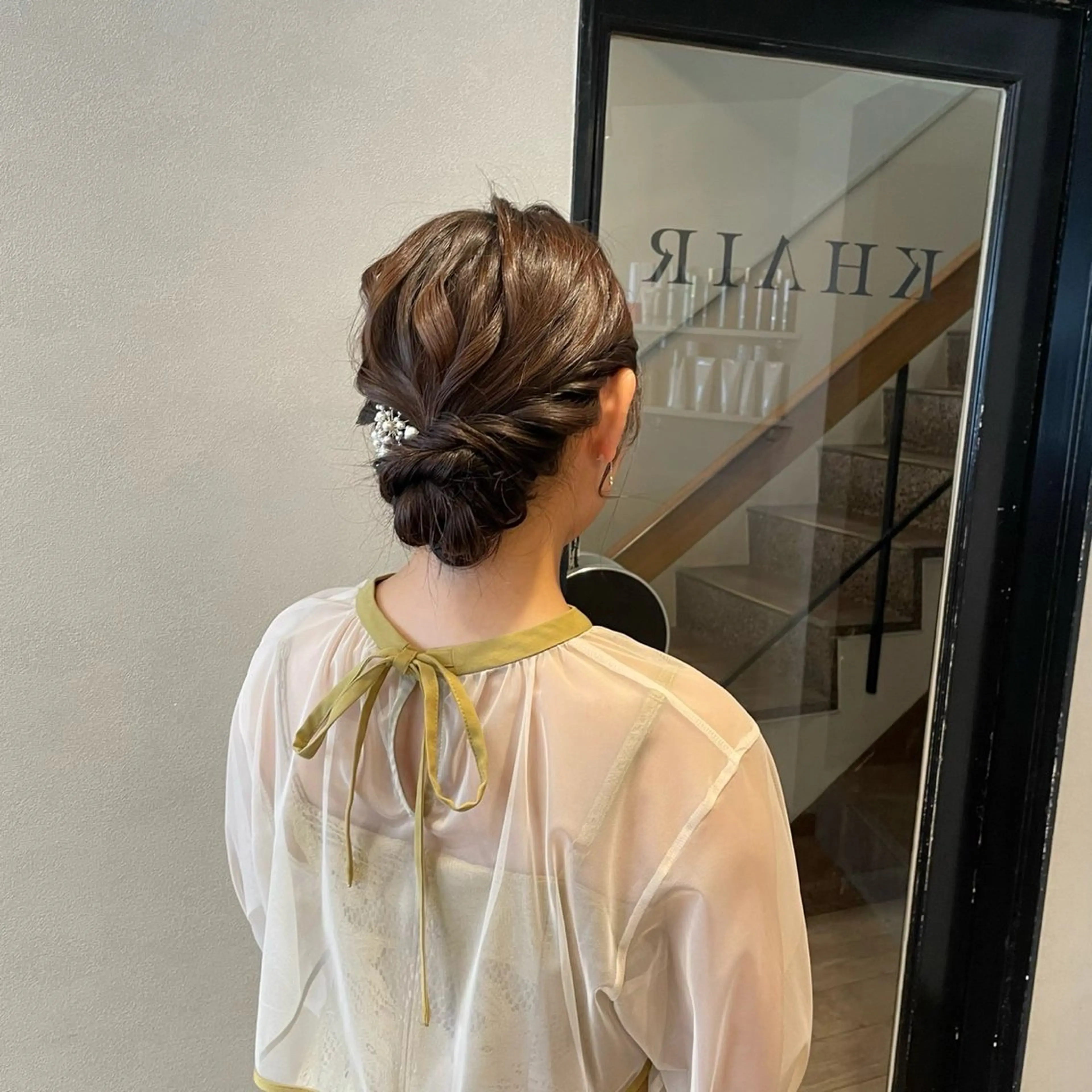 ヘアアレンジ 愛　莉/大阪美容室 /ケア・艶カラーのヘアスタイル