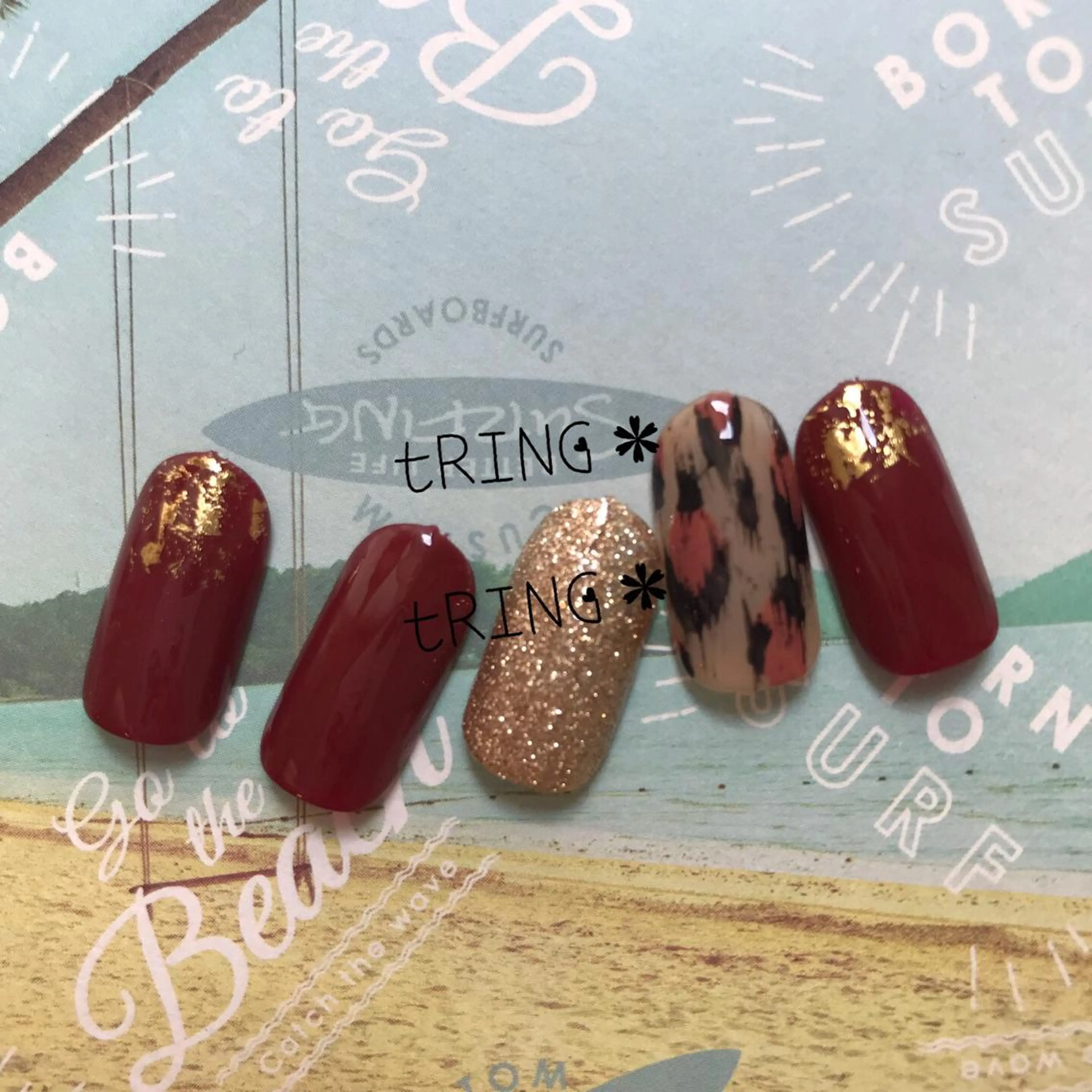 ネイル tRING＊ しいの木台のネイルデザイン