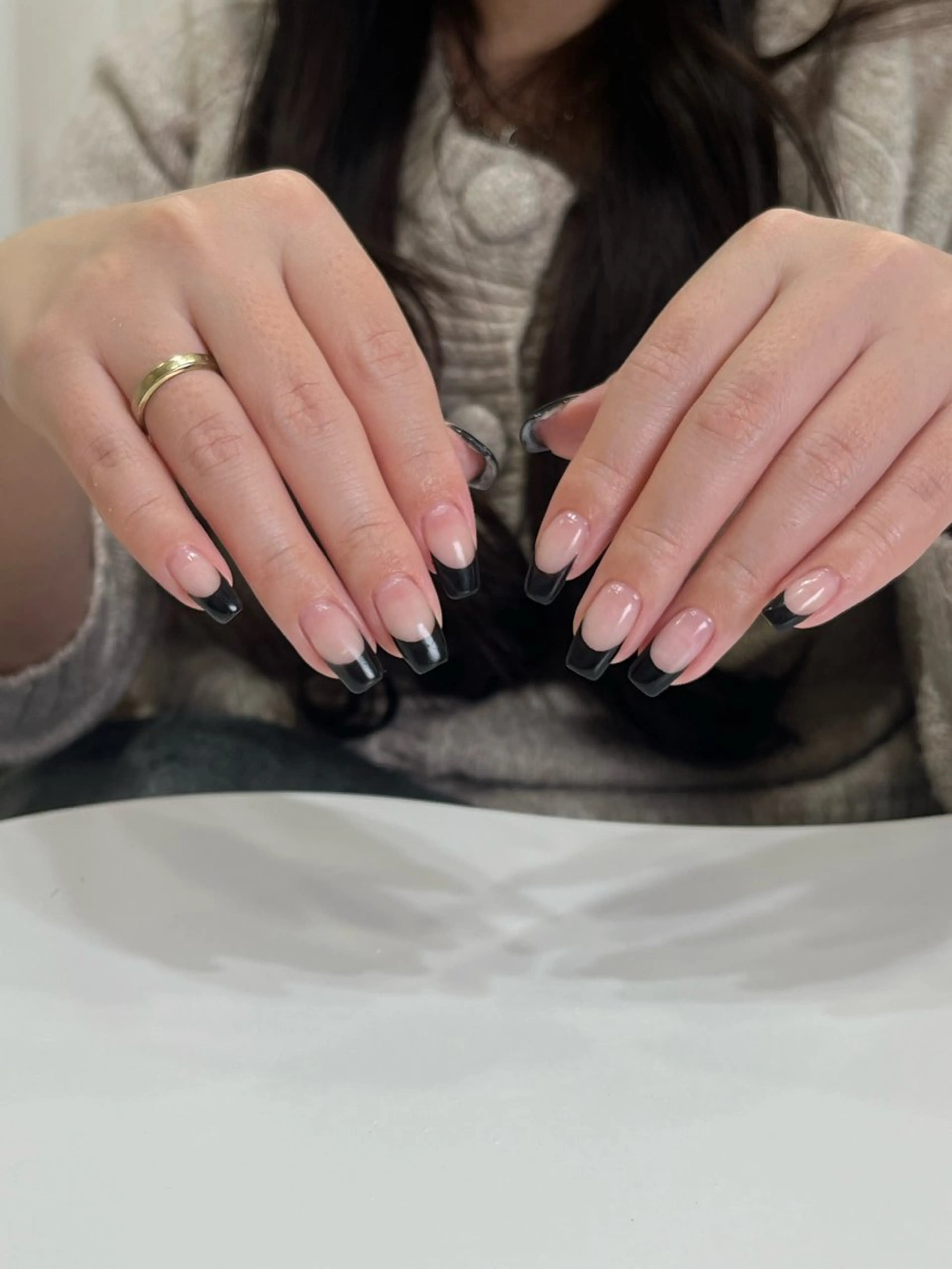 ネイル フレンチネイル ハンドネイル grancieux 青葉台/Natsuのネイルデザイン