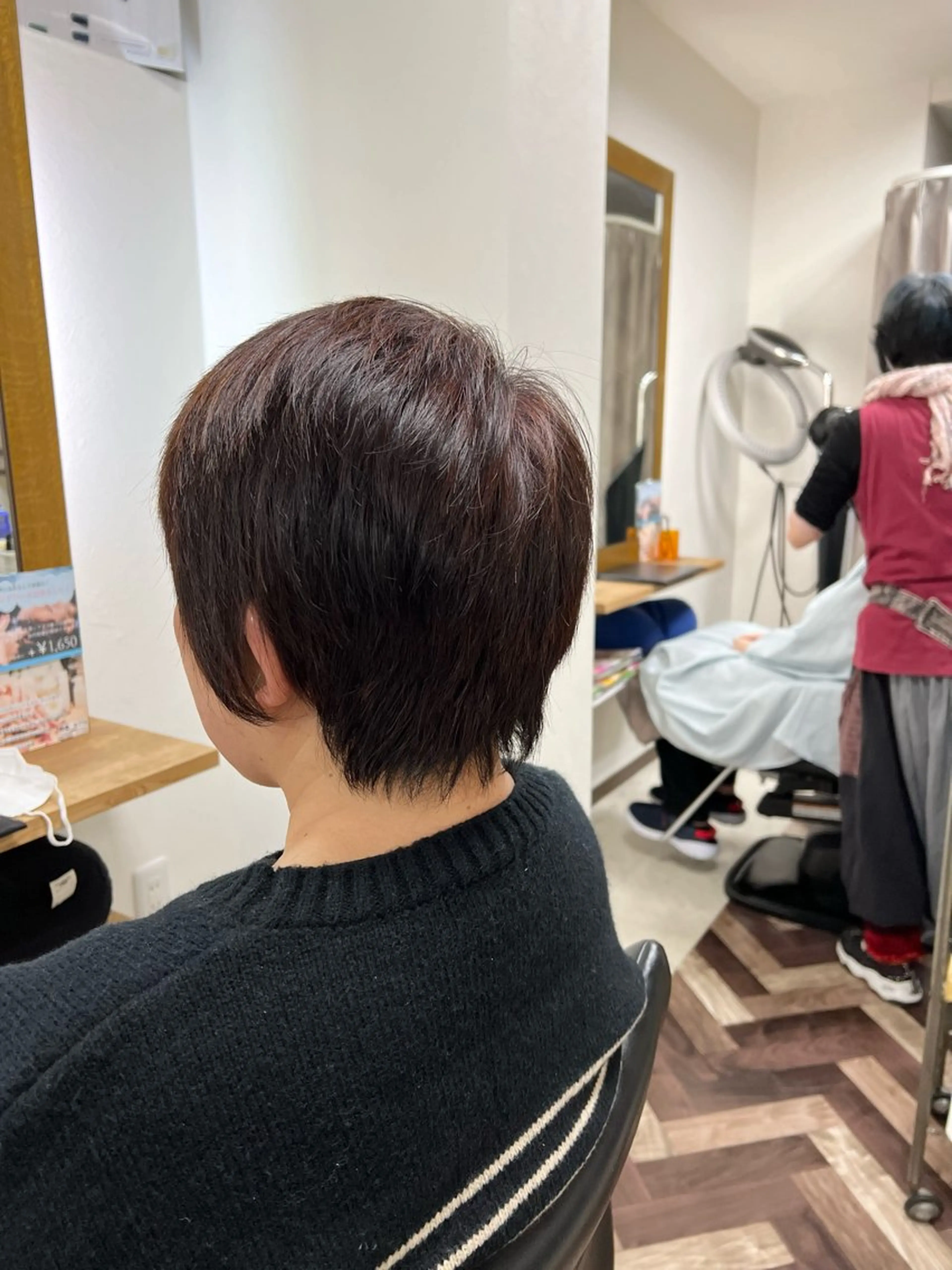 ショート 髪質改善/マツパ 垢抜け透明カラー衣笠のヘアスタイル