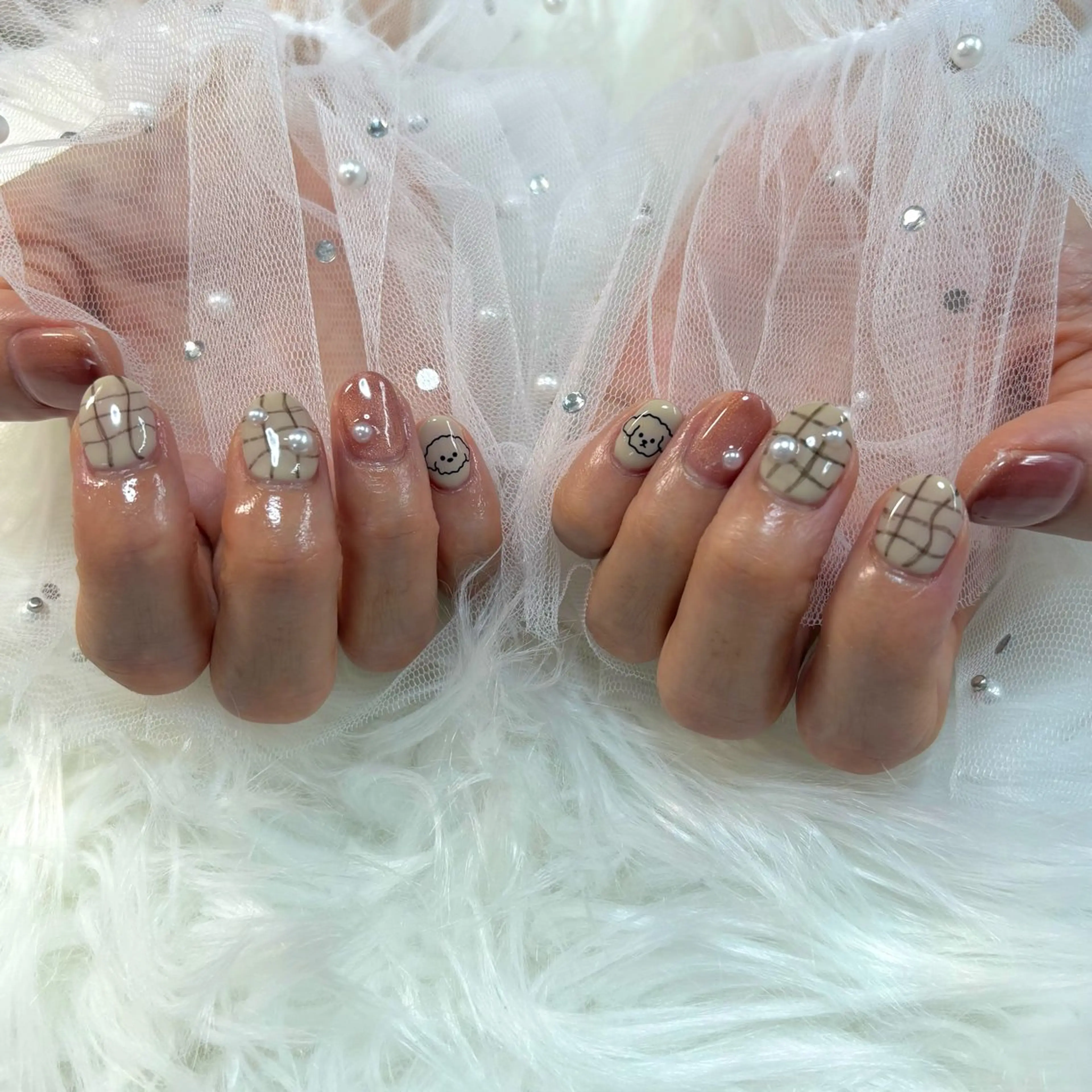 ネイル マグネットネイル ハンドネイル SHINE nail salonのネイルデザイン
