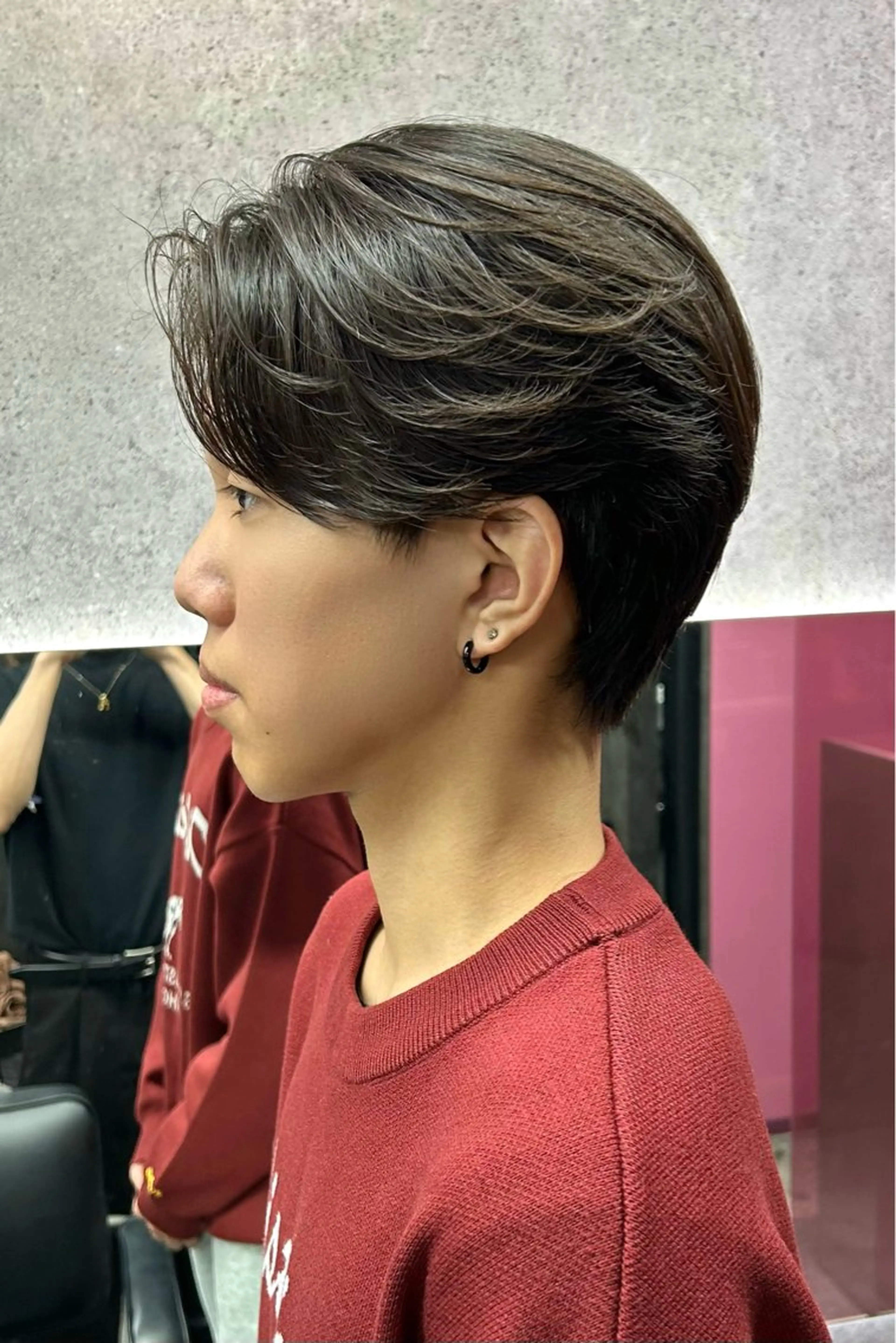 ショート カラー メンズ カット ヘアセット メンズスタイリスト 前田雄輝のヘアスタイル