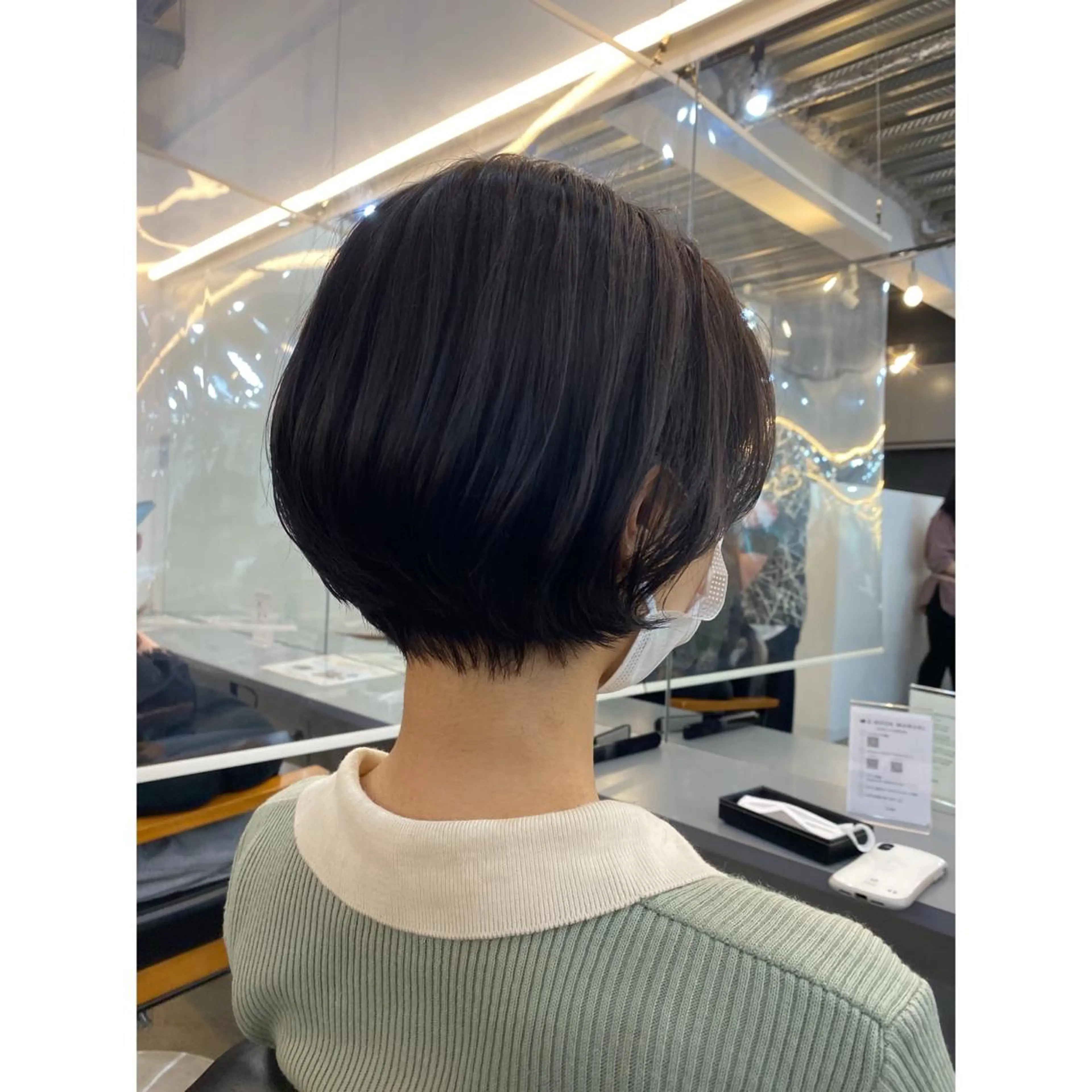 ショート ショートボブ ボブ ショートヘア ボブ/ぱつっとボブ/ 谷口 海星のヘアスタイル