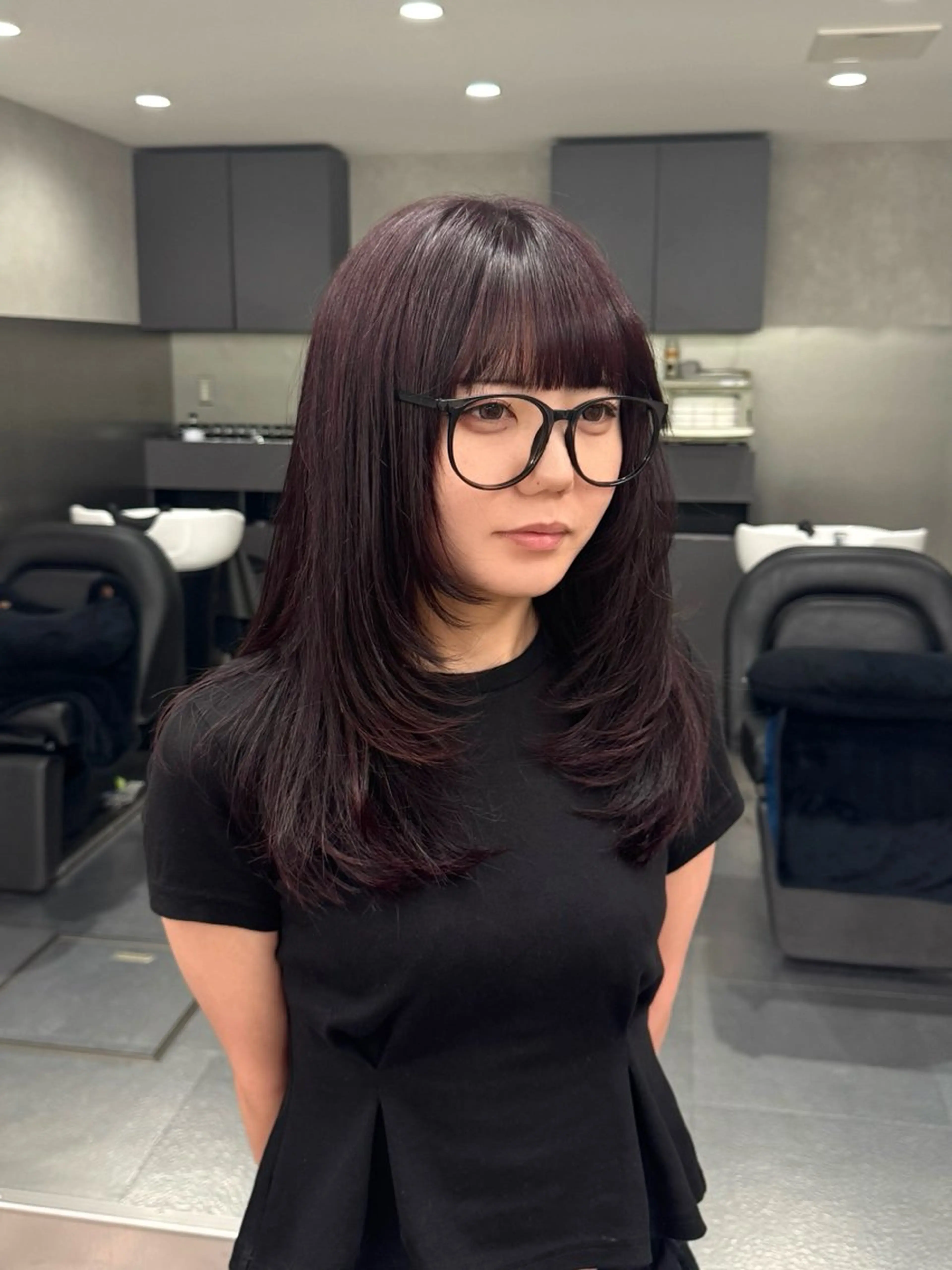 カラー ヘアカラー 韓国特化🇰🇷千葉 /レイヤーカット竜生のヘアスタイル