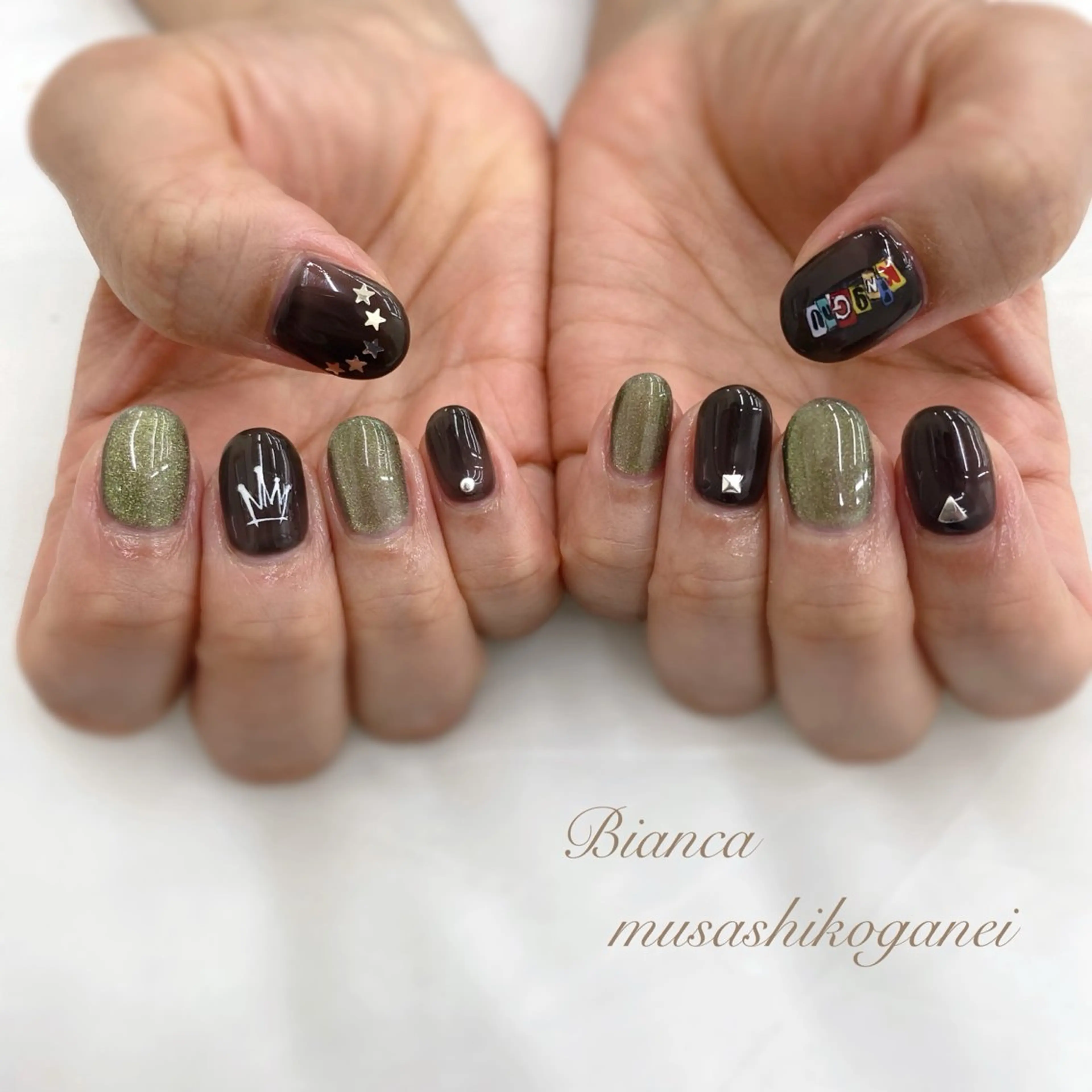 ネイル ハンドネイル Bianca 武蔵小金井 しぎはらのネイルデザイン