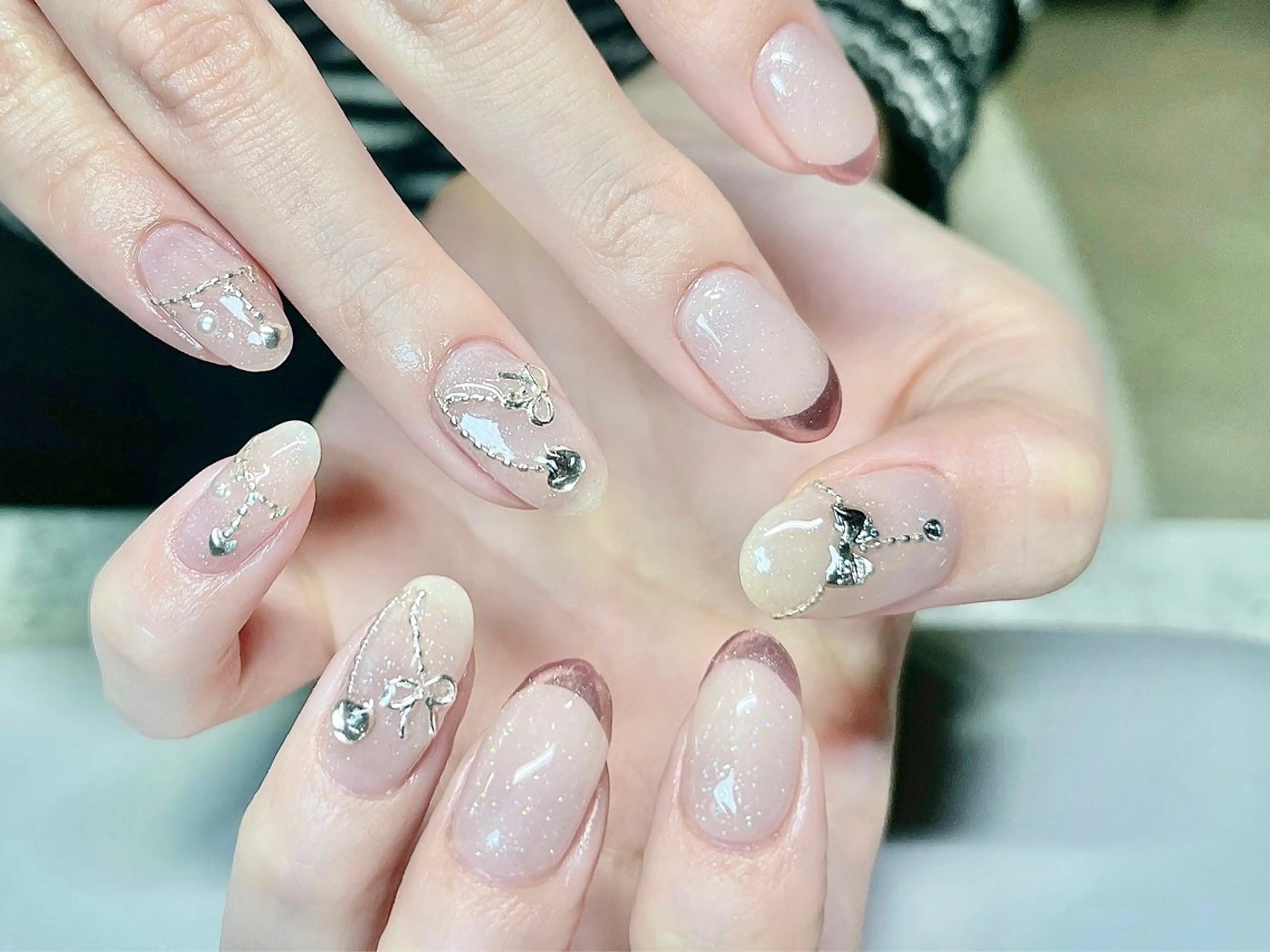 ネイル ハンドネイル glance nailのネイルデザイン