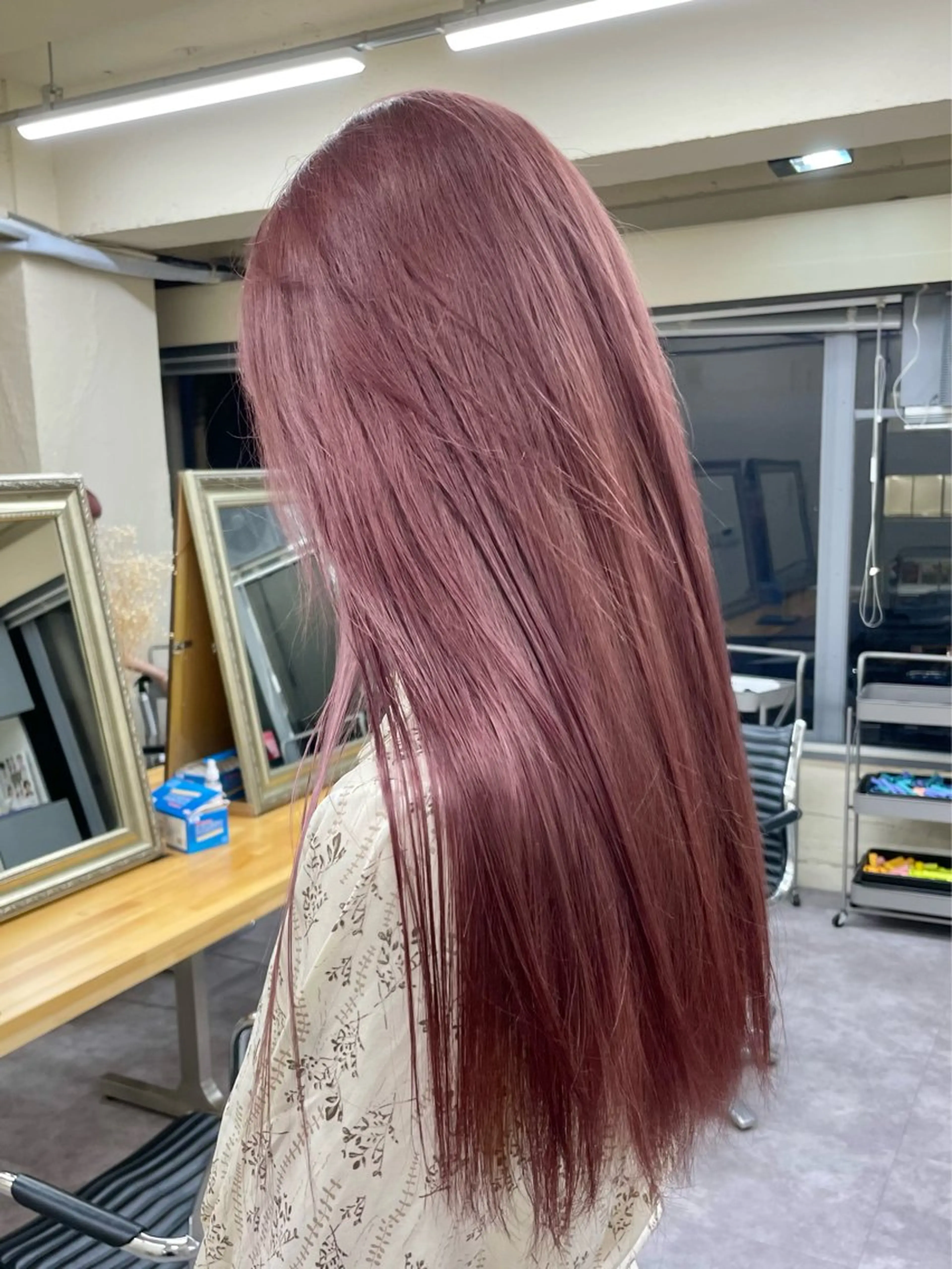 カラー レディースパーマ モデル募集RIKOのヘアスタイル