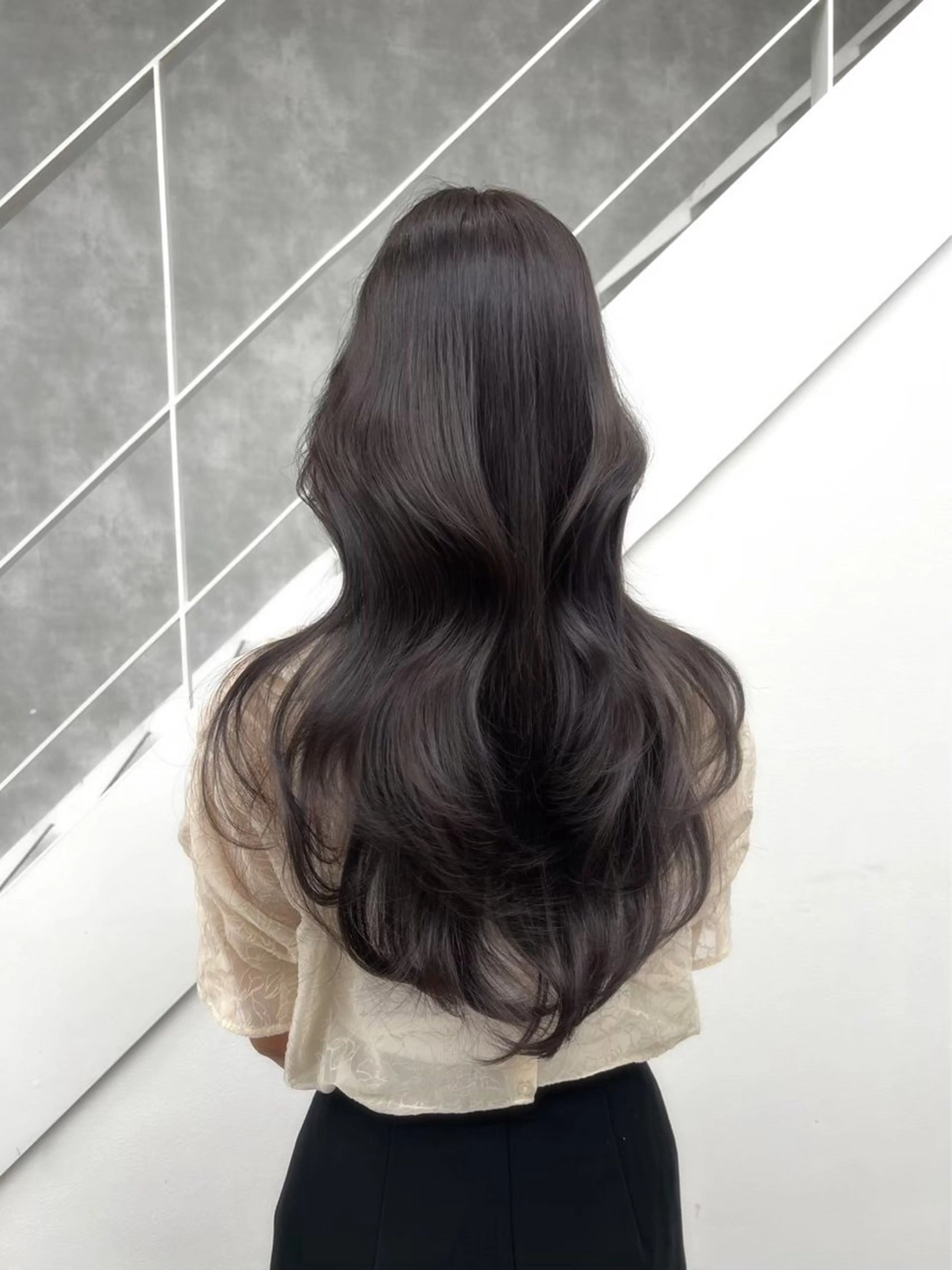 ロング 🚨メンズ曲がる 縮毛矯正りおん🚨のヘアスタイル