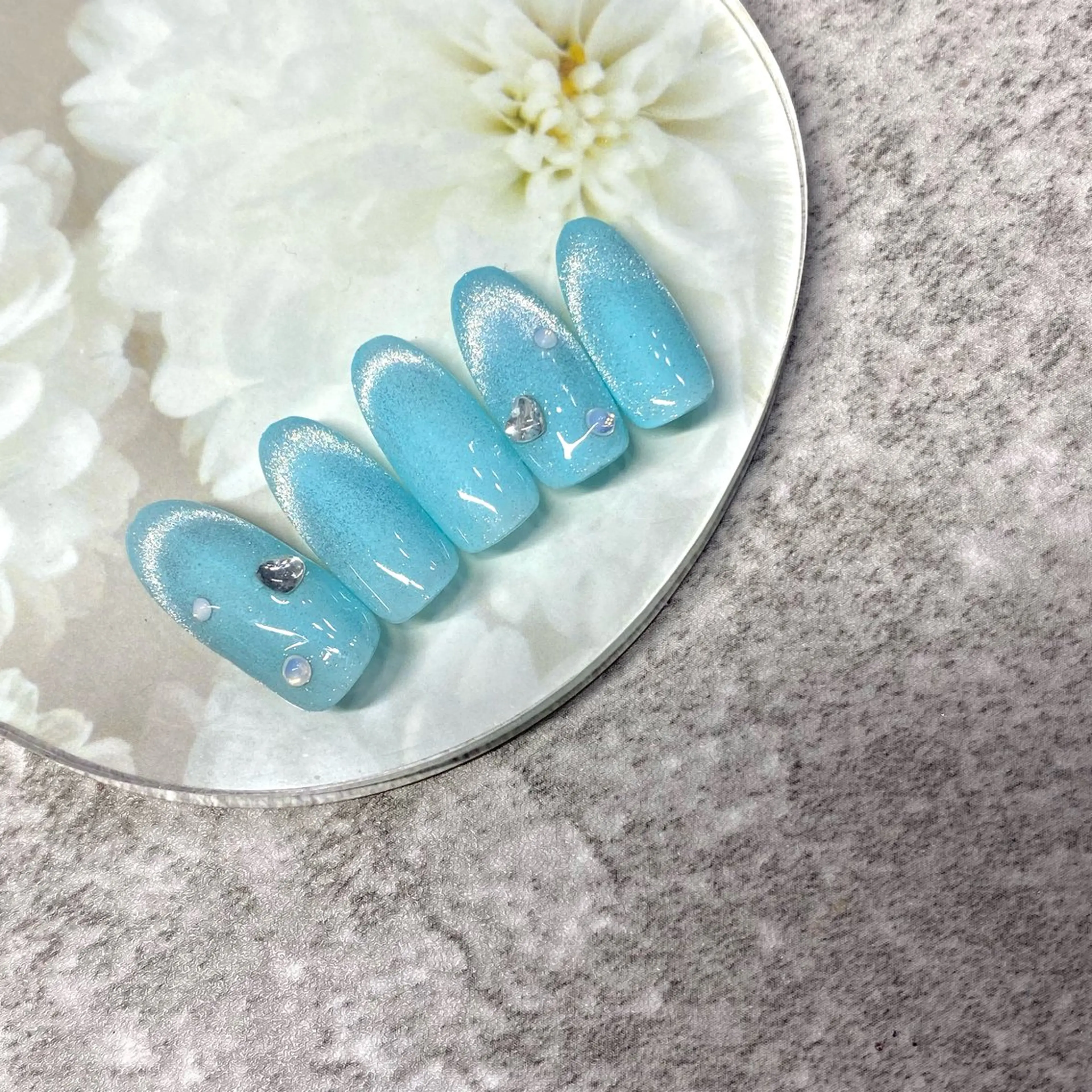 ネイル フレンチネイル マグネットネイル マグネットフレンチ ハンドネイル ★Rinail... .のネイルデザイン