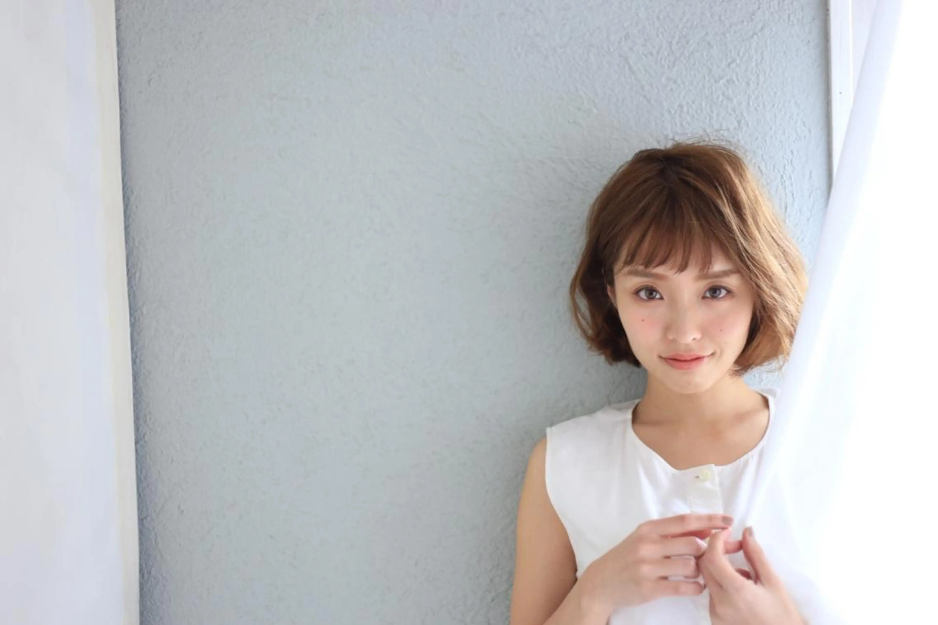 ミディアム 宮内 真乃のヘアスタイル