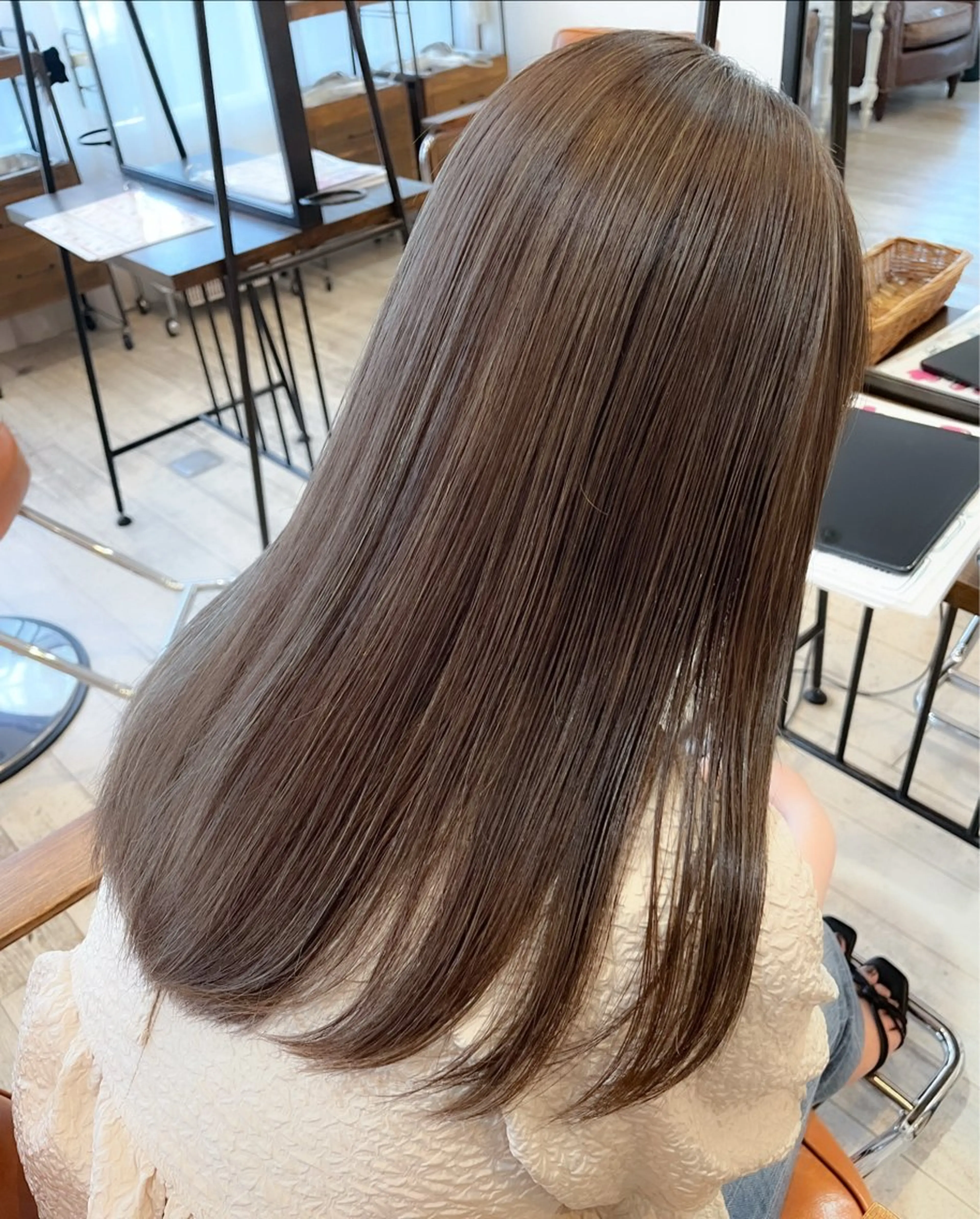 ロング カラー カット ヘアカラー SET-UP北長瀬 Yurukiのヘアスタイル