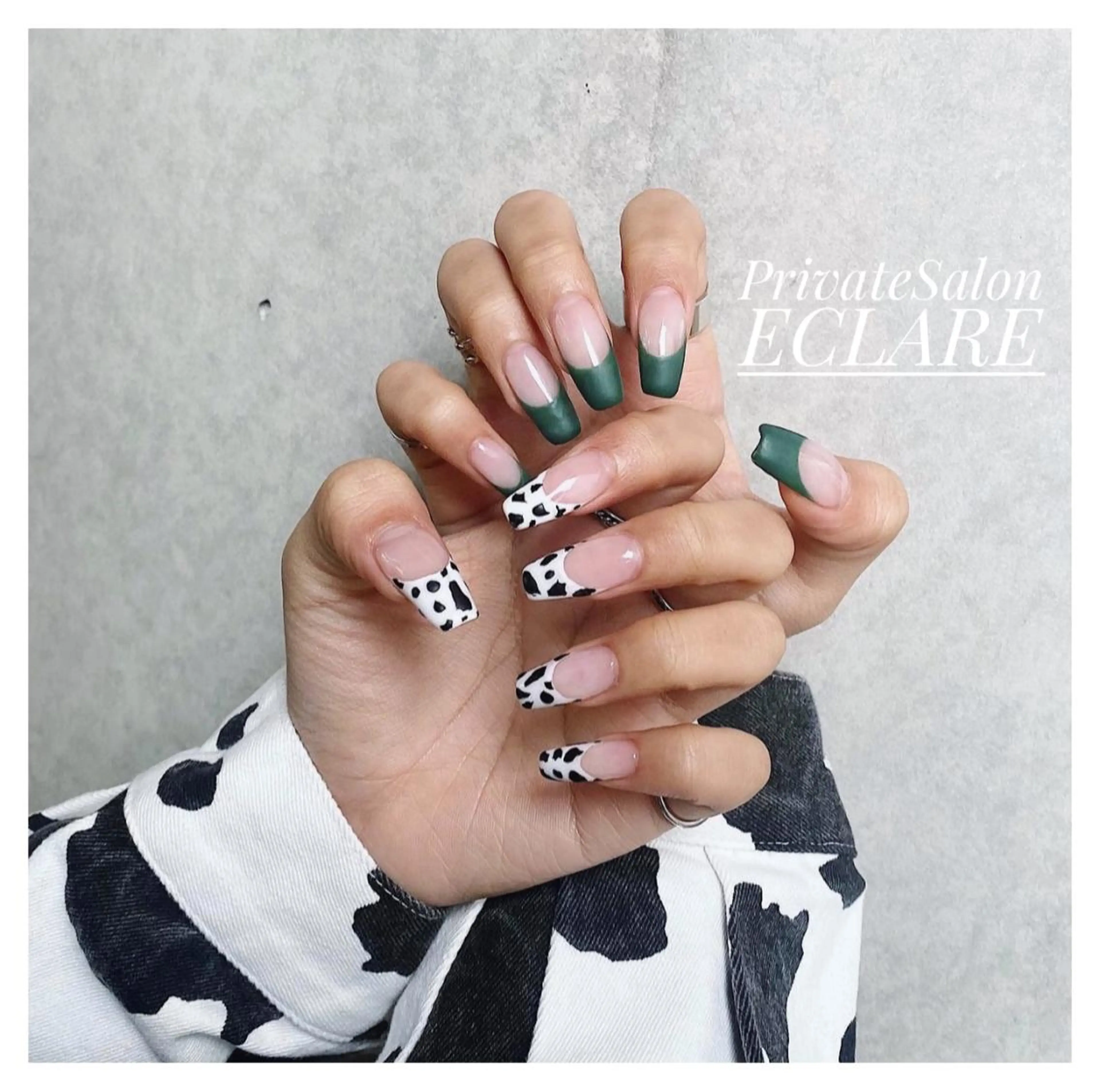 ネイル アートネイル ブラウン フットネイル フレンチネイル ジェルネイル ハンドネイル Nail Salon ECLAREのネイルデザイン