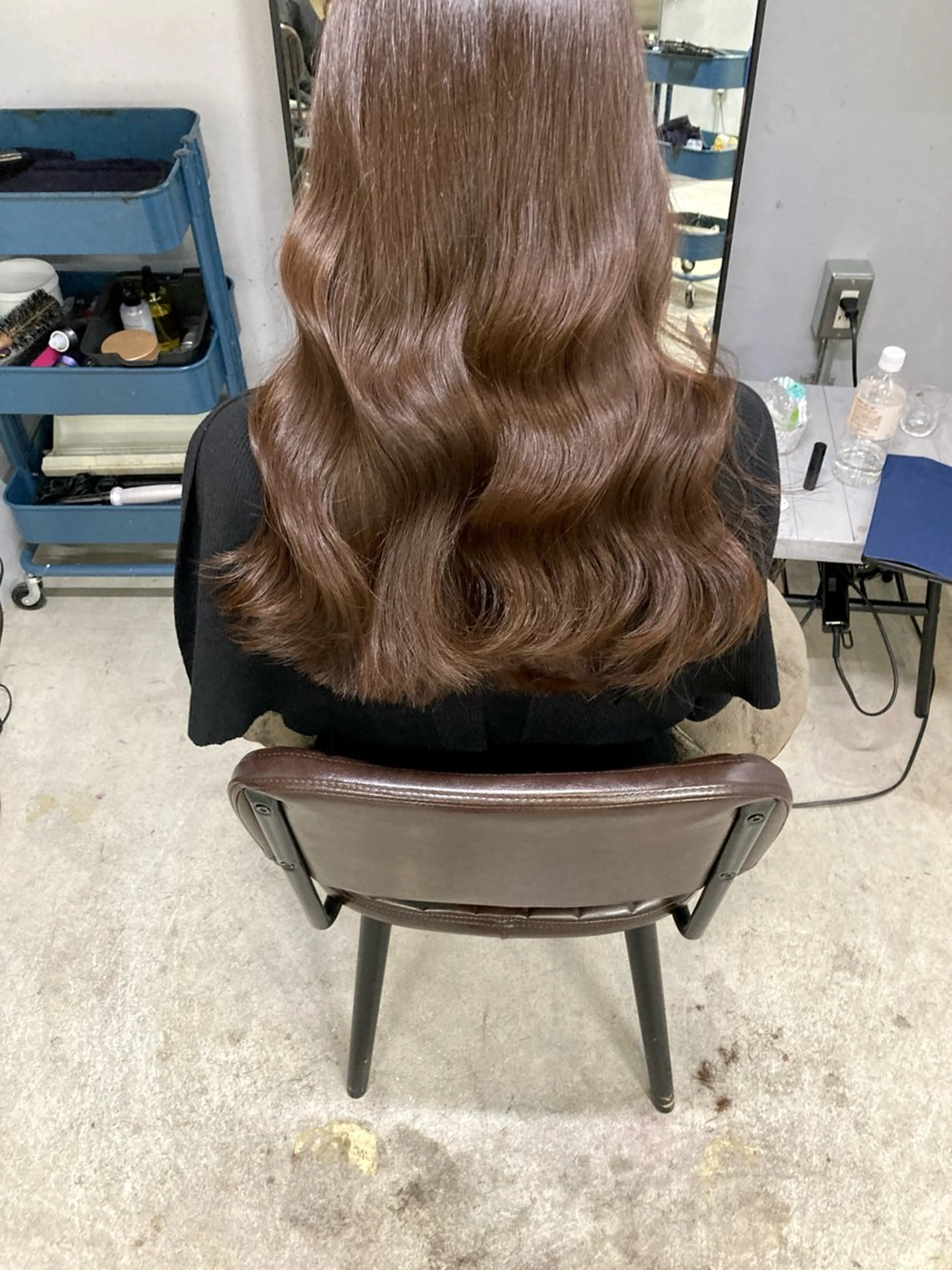 セミロング カット ヘアカラー トリートメント 新井 広樹のヘアスタイル