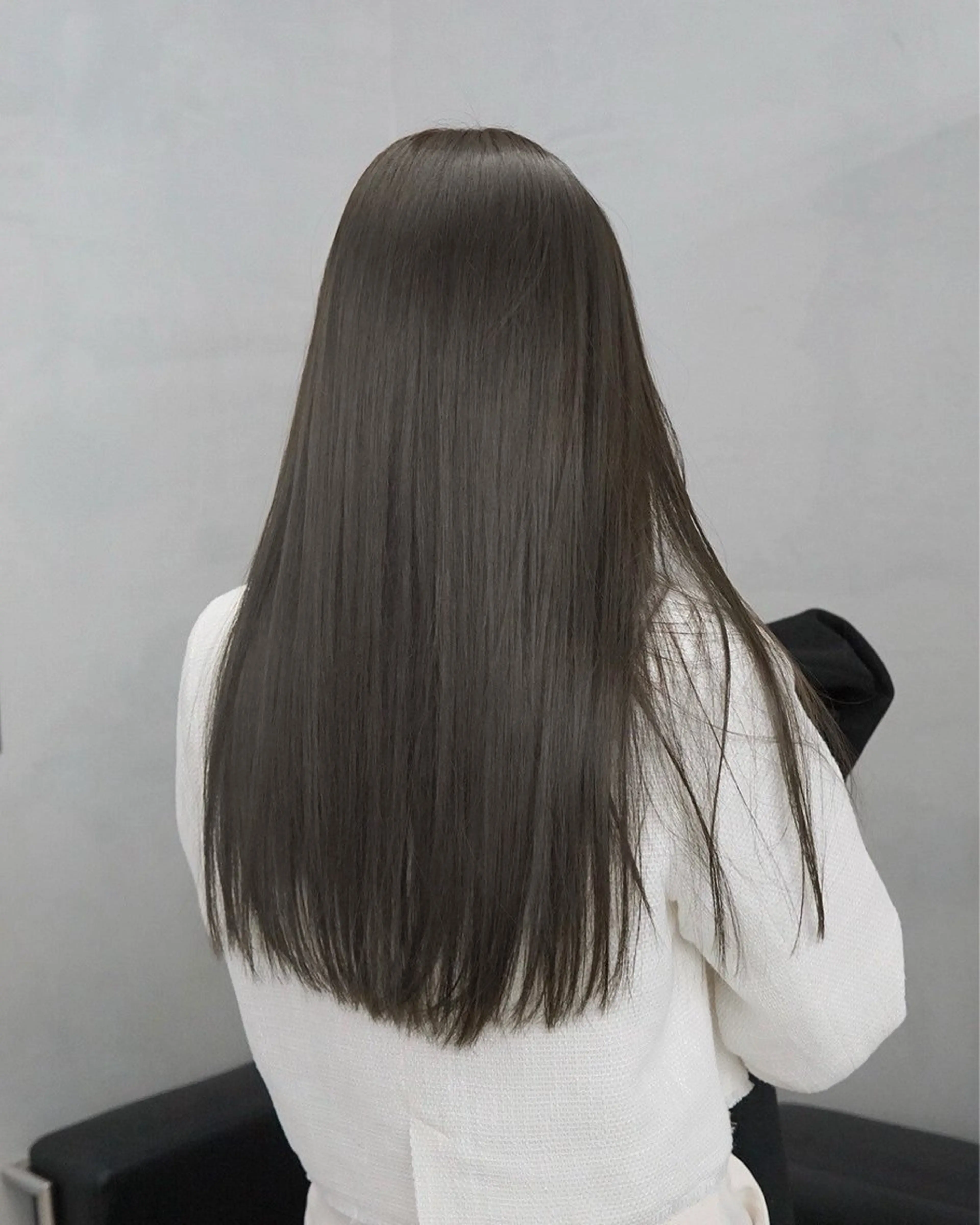 ロング カラー トリートメント 無料カットモデル／ 髪質改善／角田 龍汰のヘアスタイル