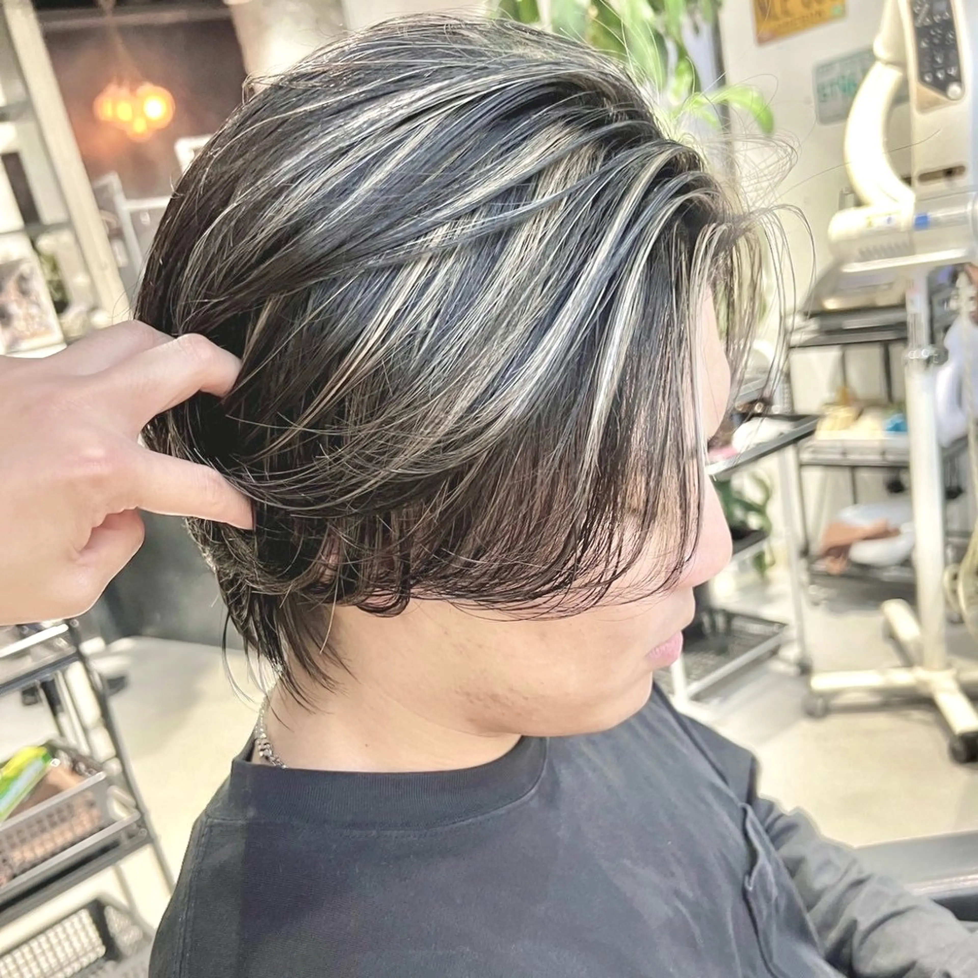 【メンズ限定】ハイライト+カットの写真