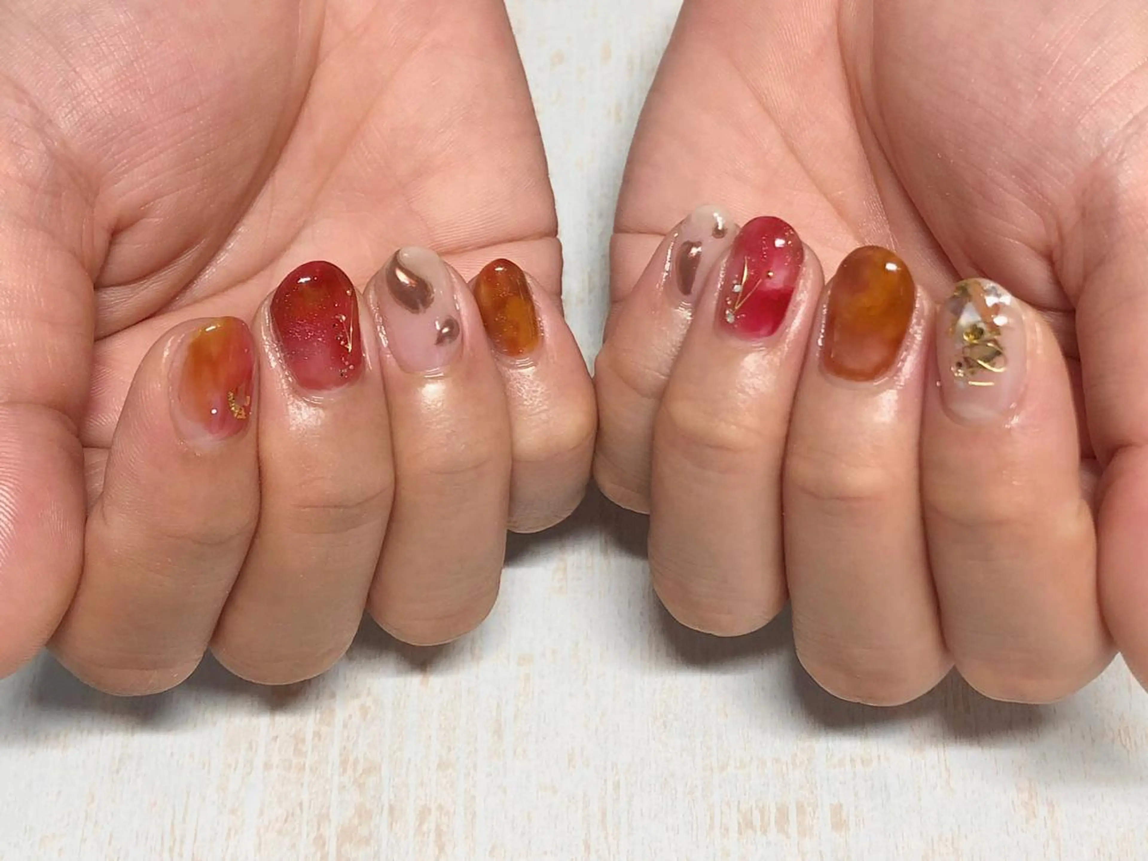 ネイル 𖡼 yumenoのネイルデザイン