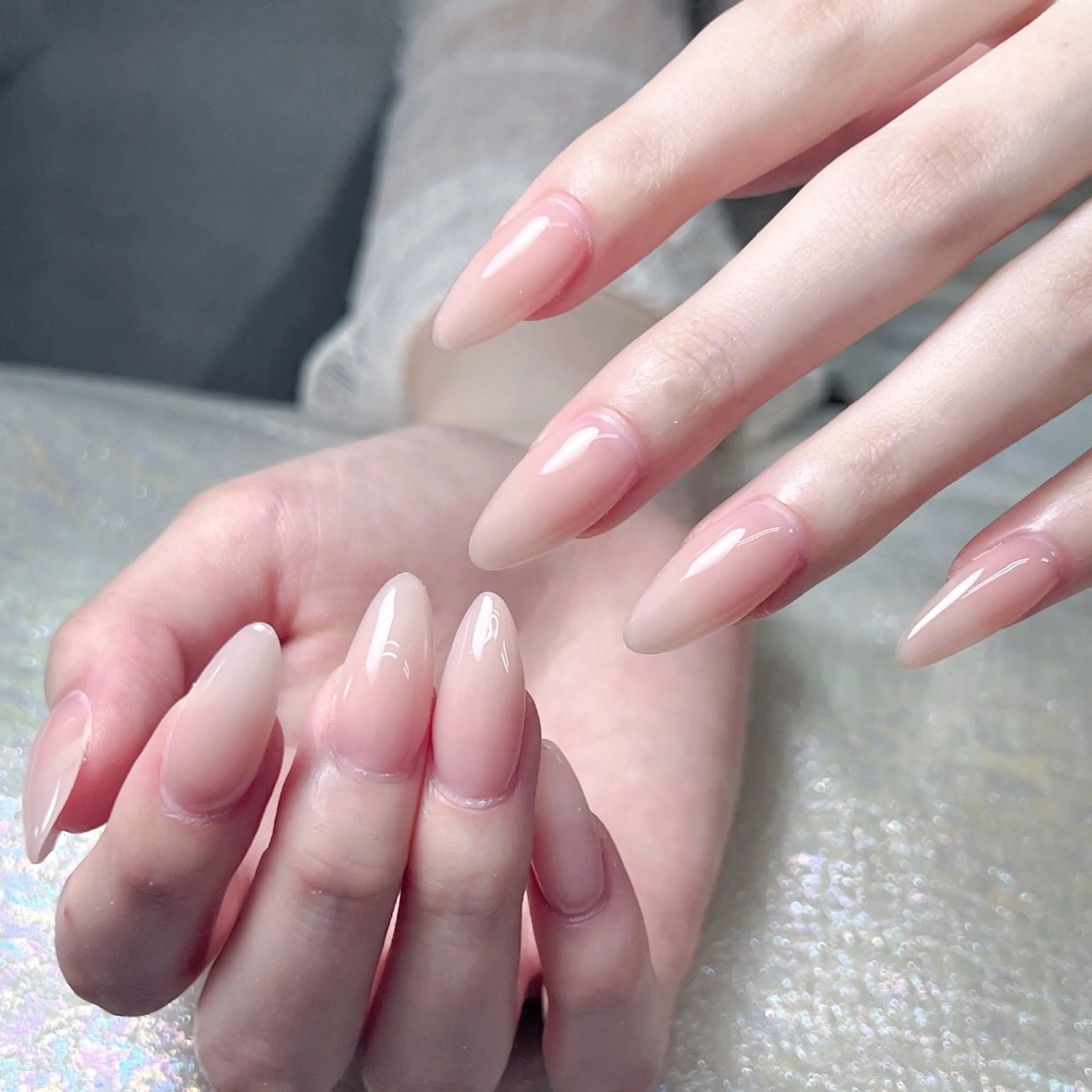 ネイル 長いだし/スカルプ/ パラシェルN.oneのネイルデザイン