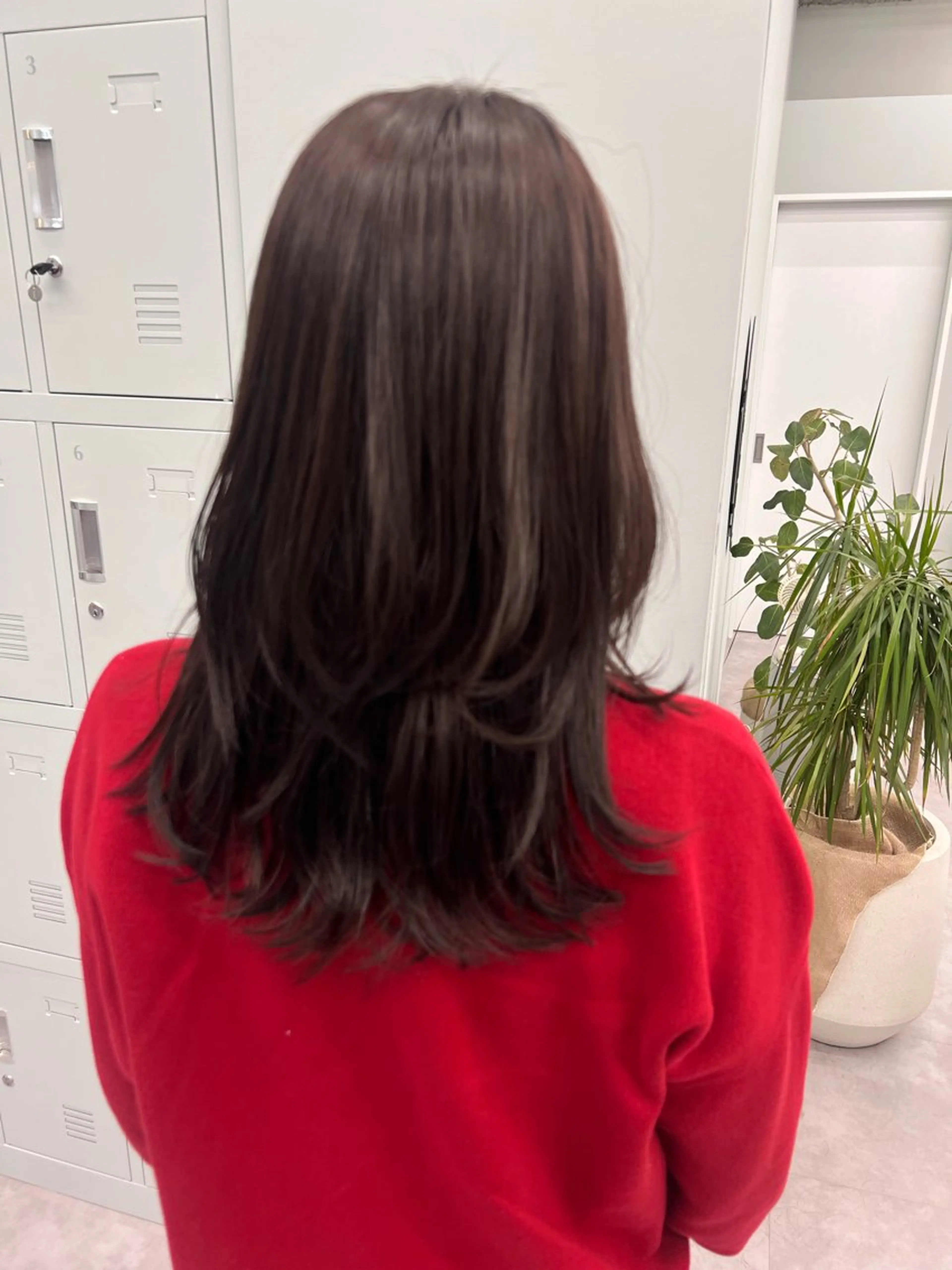 ロング カット ヘアカラー トリートメント 名駅🦢大人艶カラー 🪽カミヤアカネのヘアスタイル