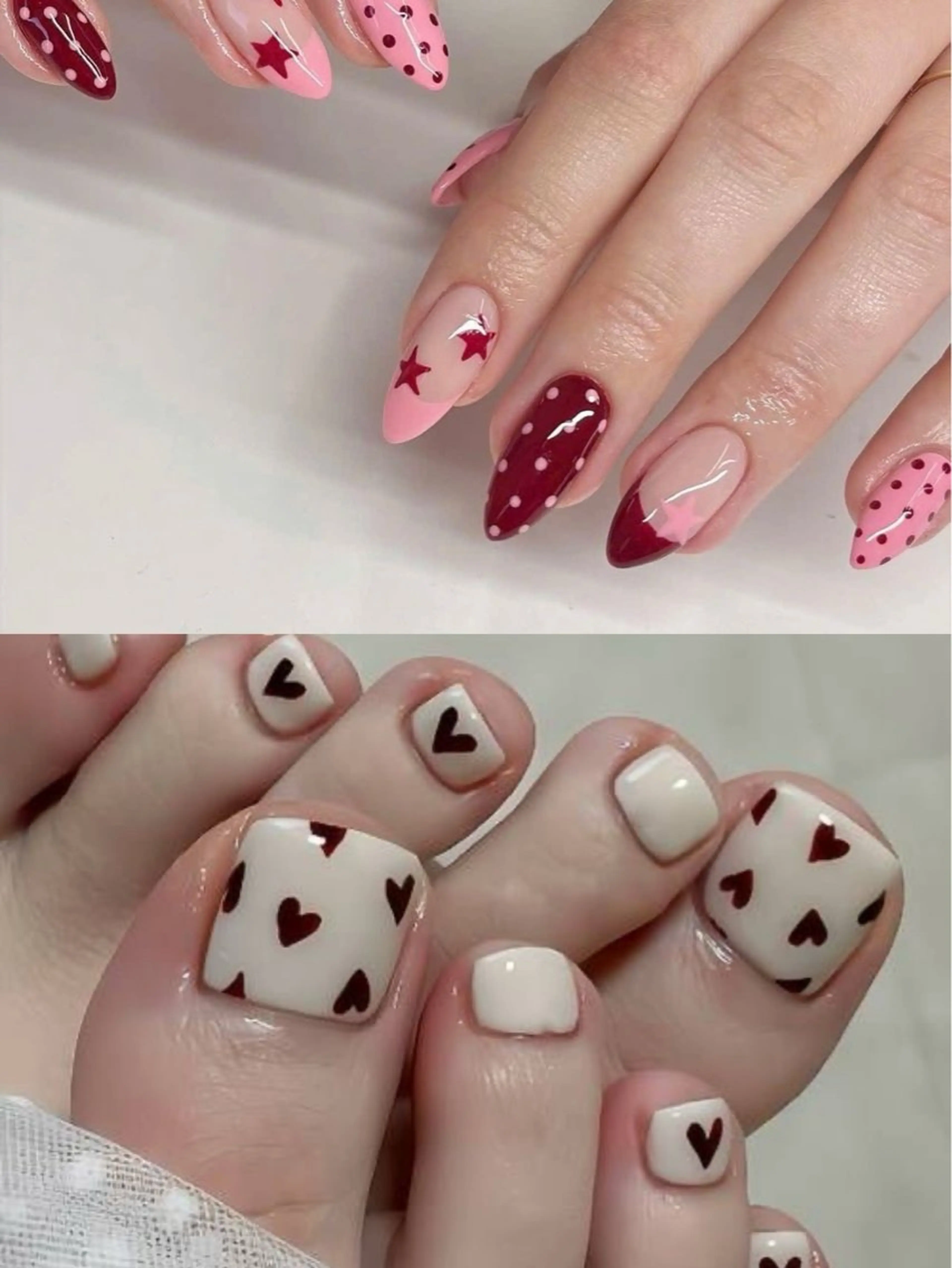 ネイル アートネイル 長さ出し フレンチネイル ジェルネイル グラデーション HA NIのネイルデザイン