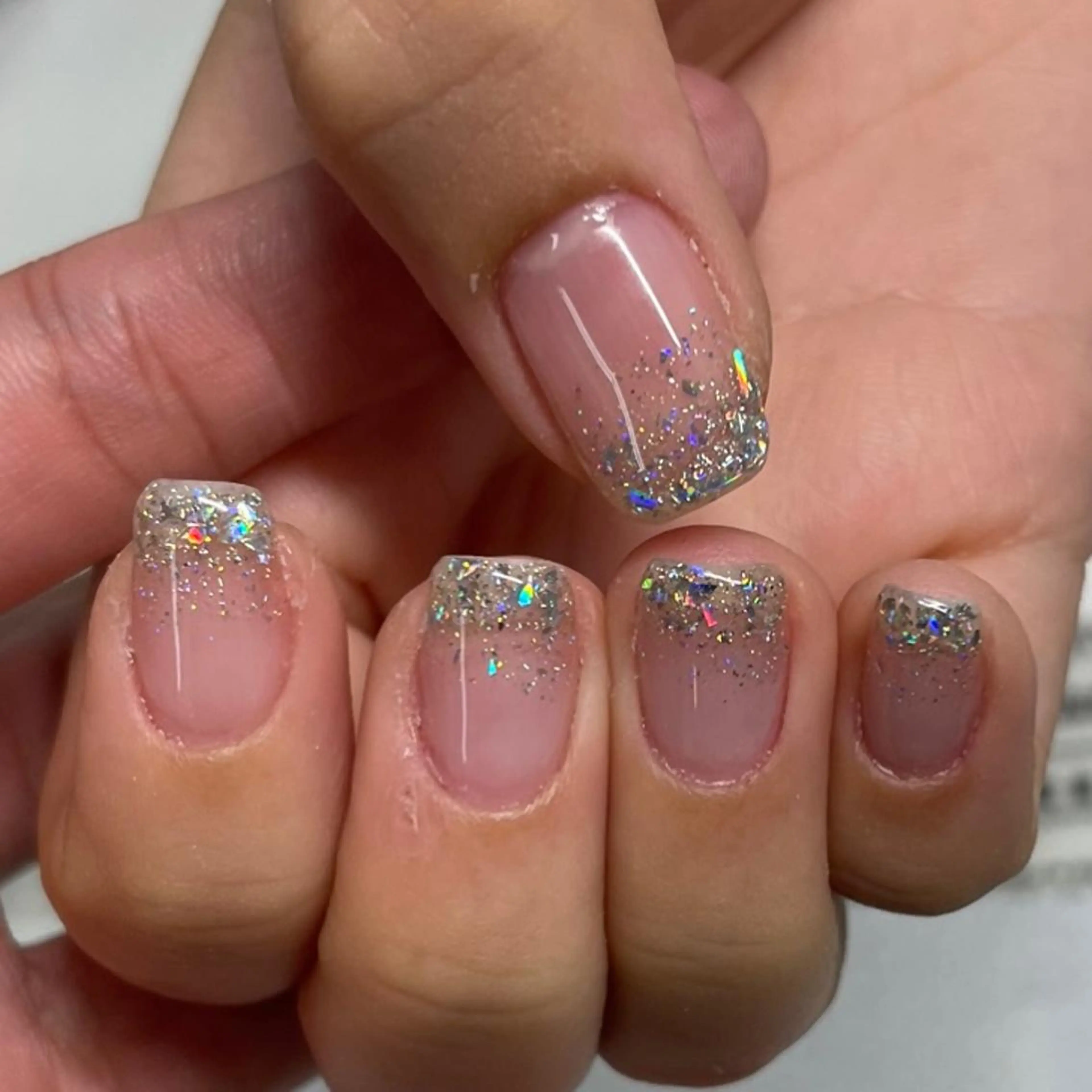 ネイル グラデーション ラメ(グリッター) ラメグラデーション Luonto nail TOKYO 【ルオント】所属・Luonto❁ Mayuのネイルデザイン