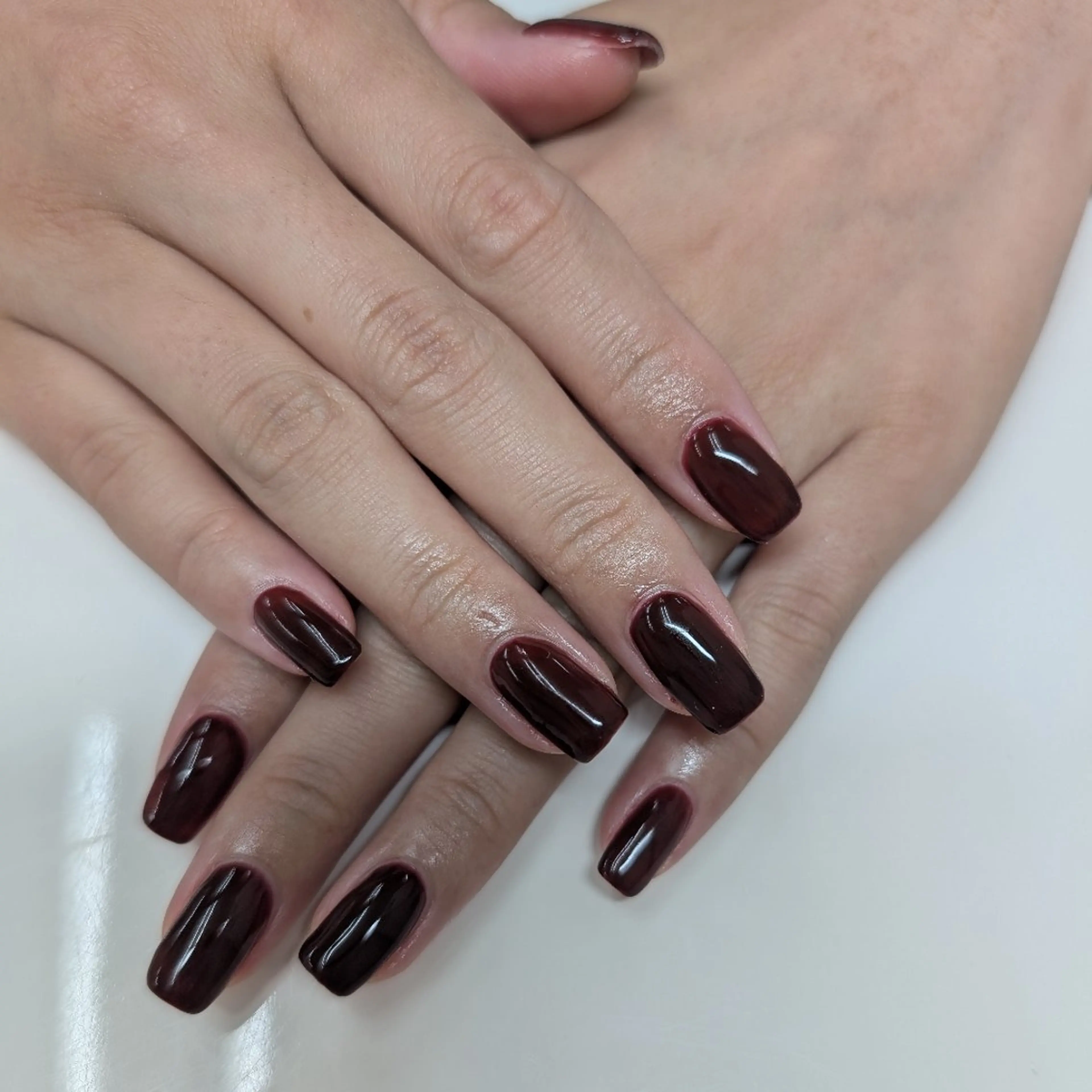 ネイル ボルドー ブラウン ハンドネイル ᑎᗩIᒪ｜ᗰIᗰI｜ _५✍️Satou.のネイルデザイン
