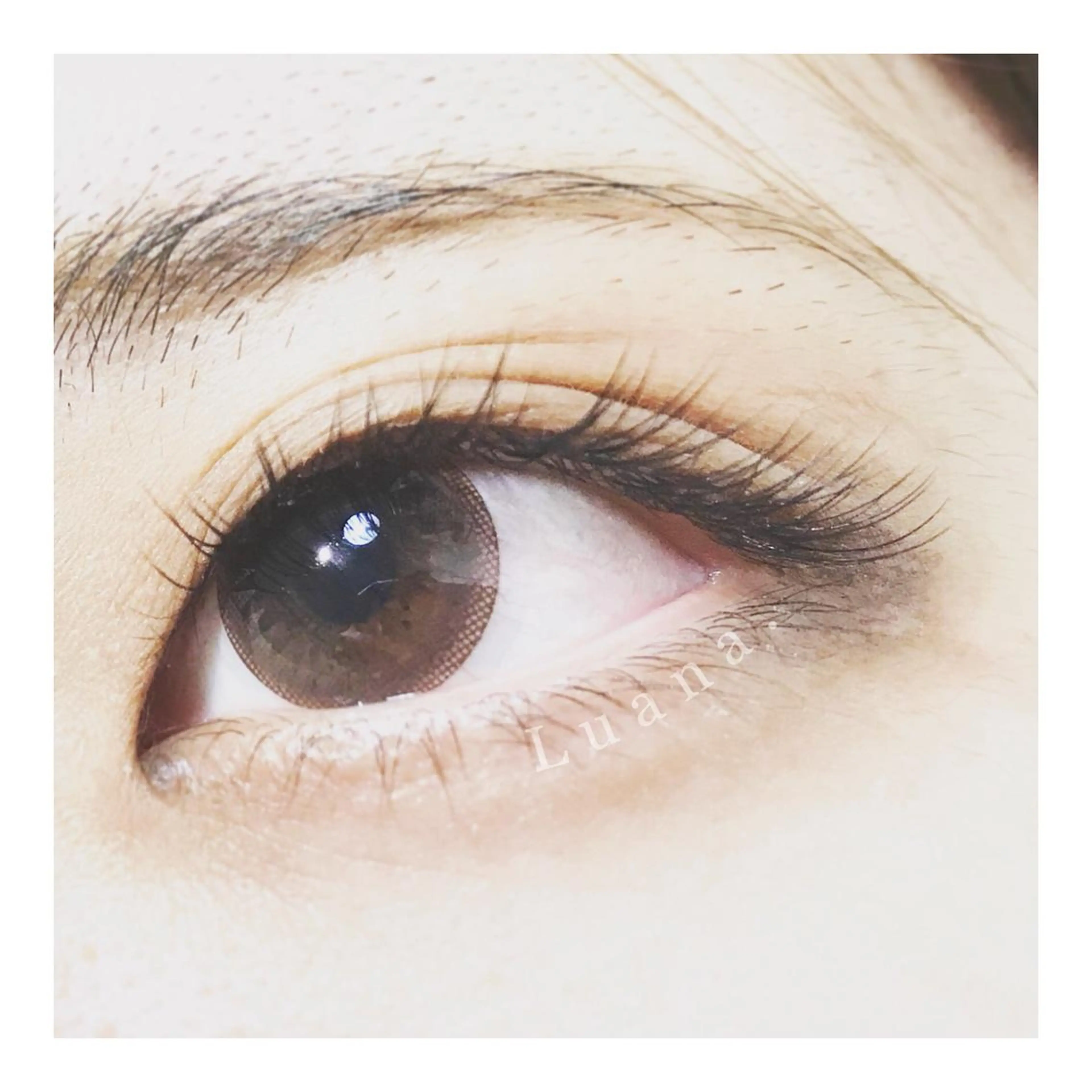 マツエク・マツパ フラットラッシュ にっくに ちひろの眉毛・アイブロウイメージ