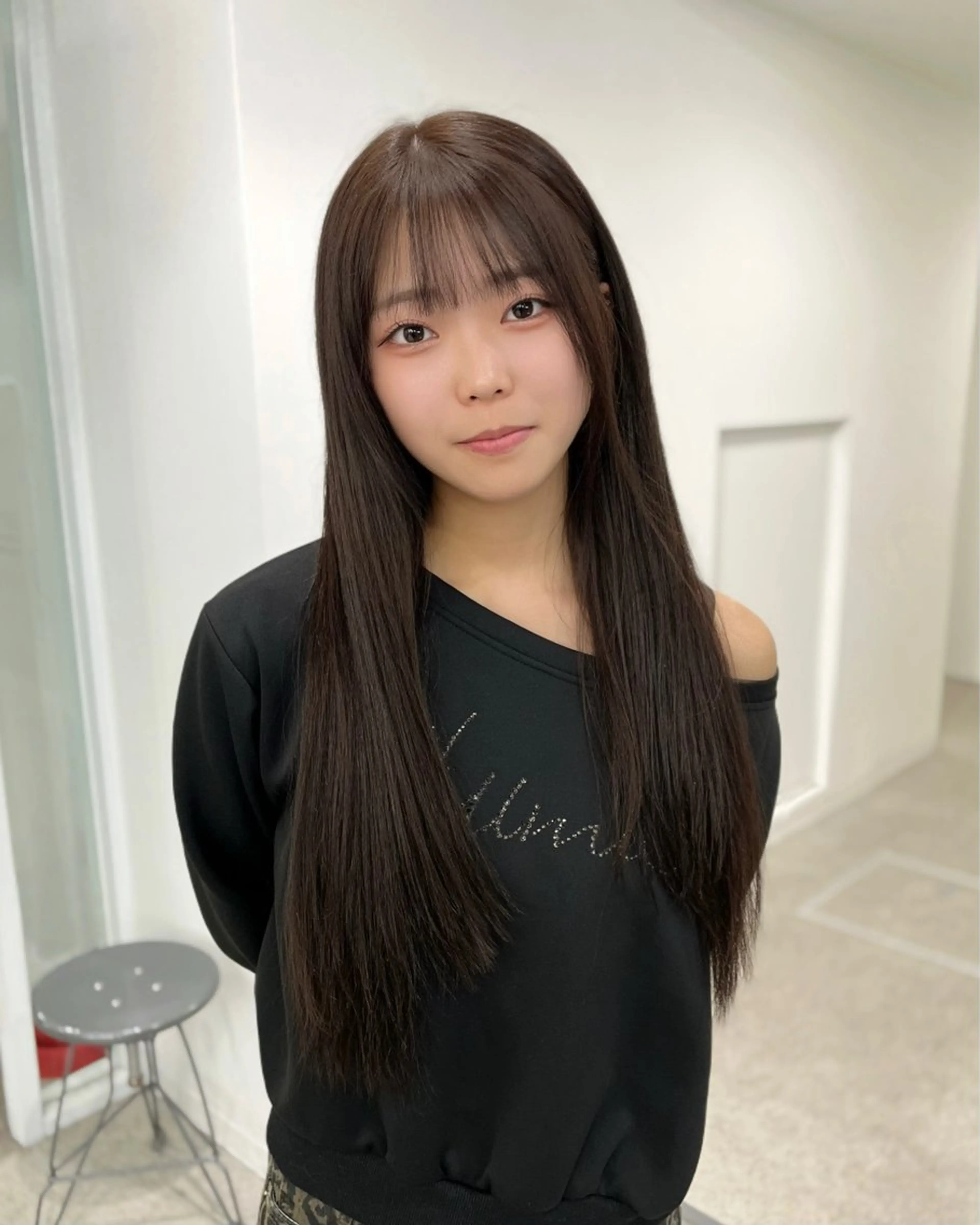 ロング 縮毛矯正/ハイトーン /パーマ/せき🧸のヘアスタイル