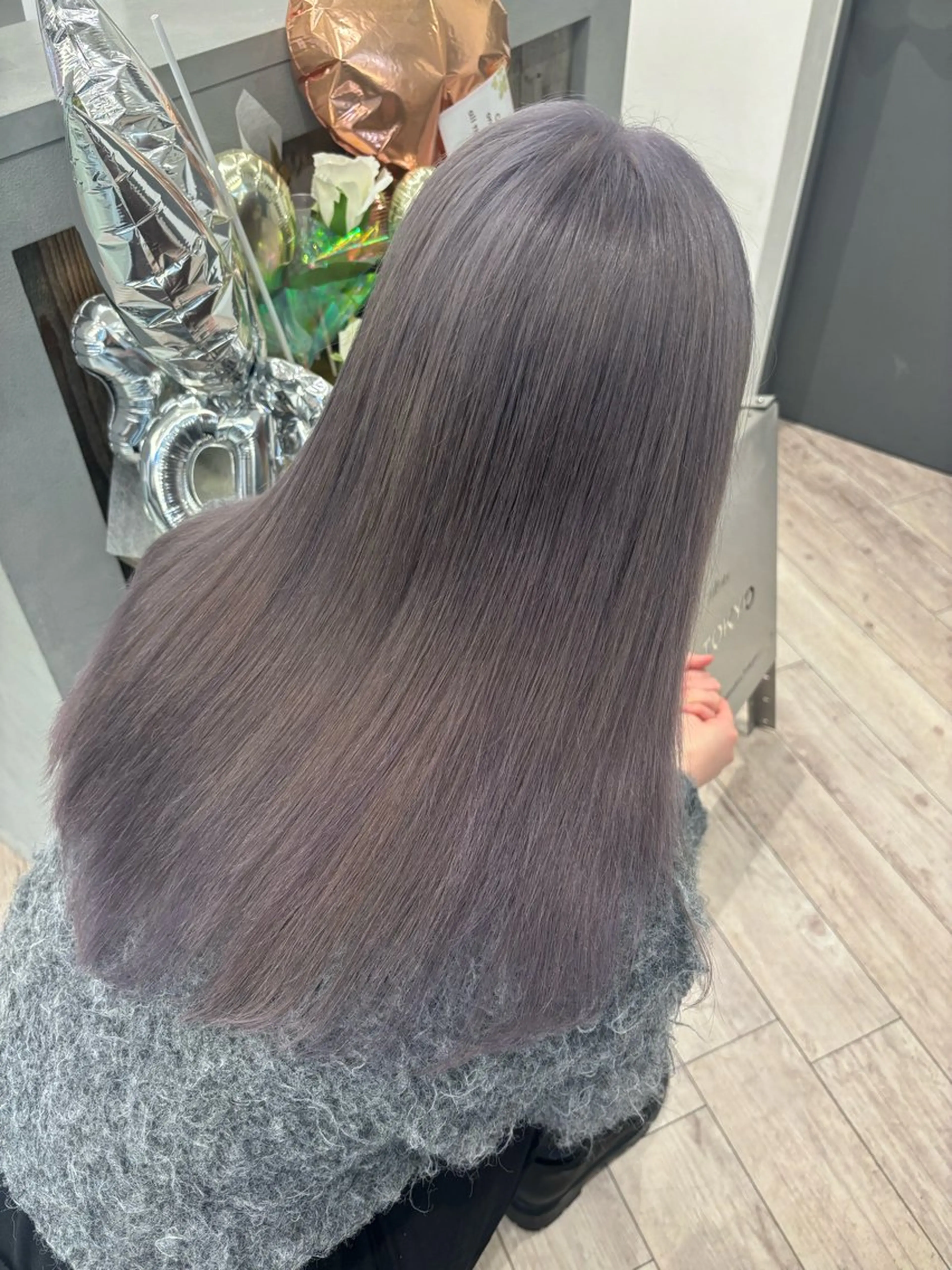 ロング ♡似合わせハイトーン ♡maiのヘアスタイル