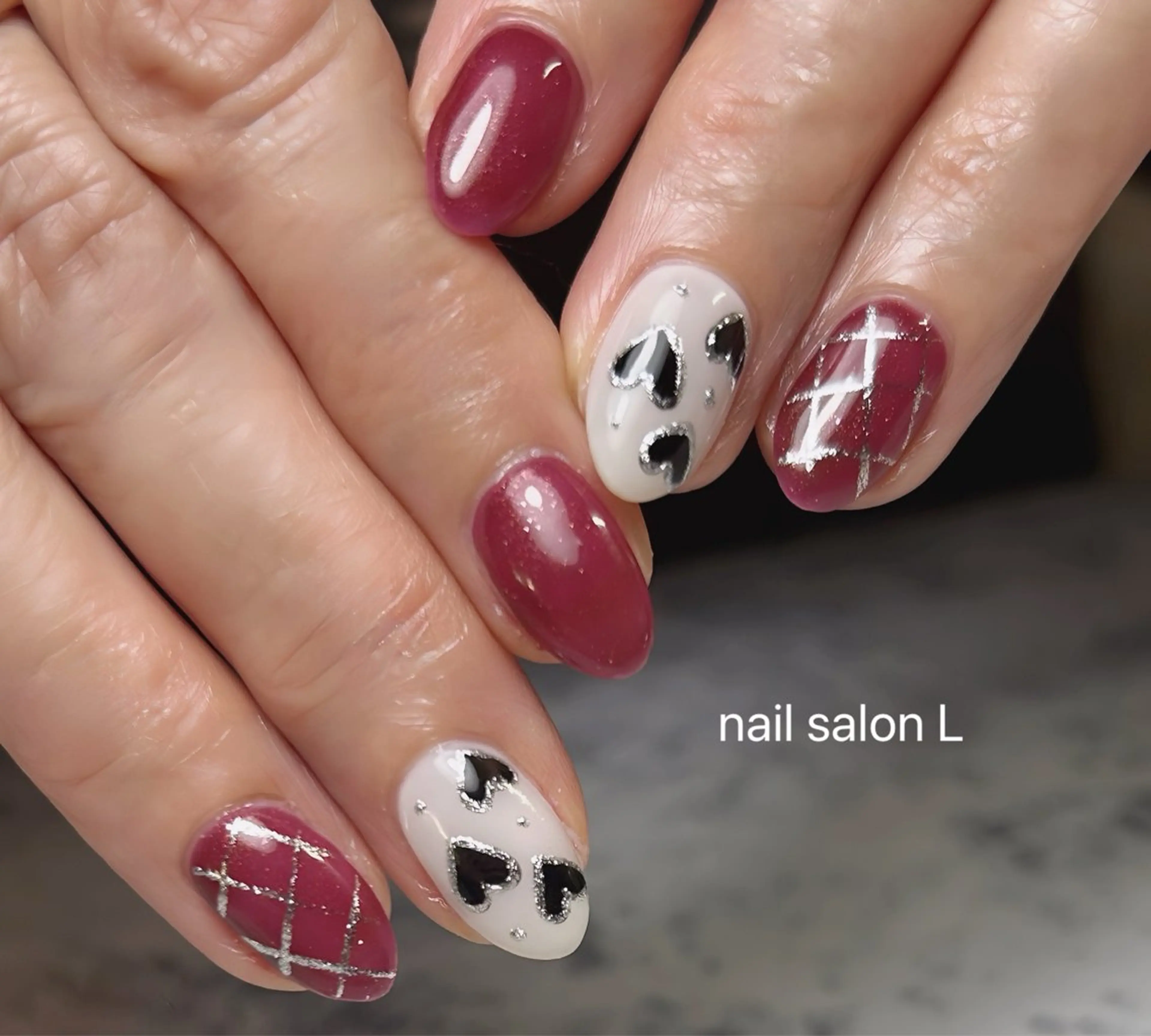 ネイル ハンドネイル 吉川市 ネイルサロンLのネイルデザイン