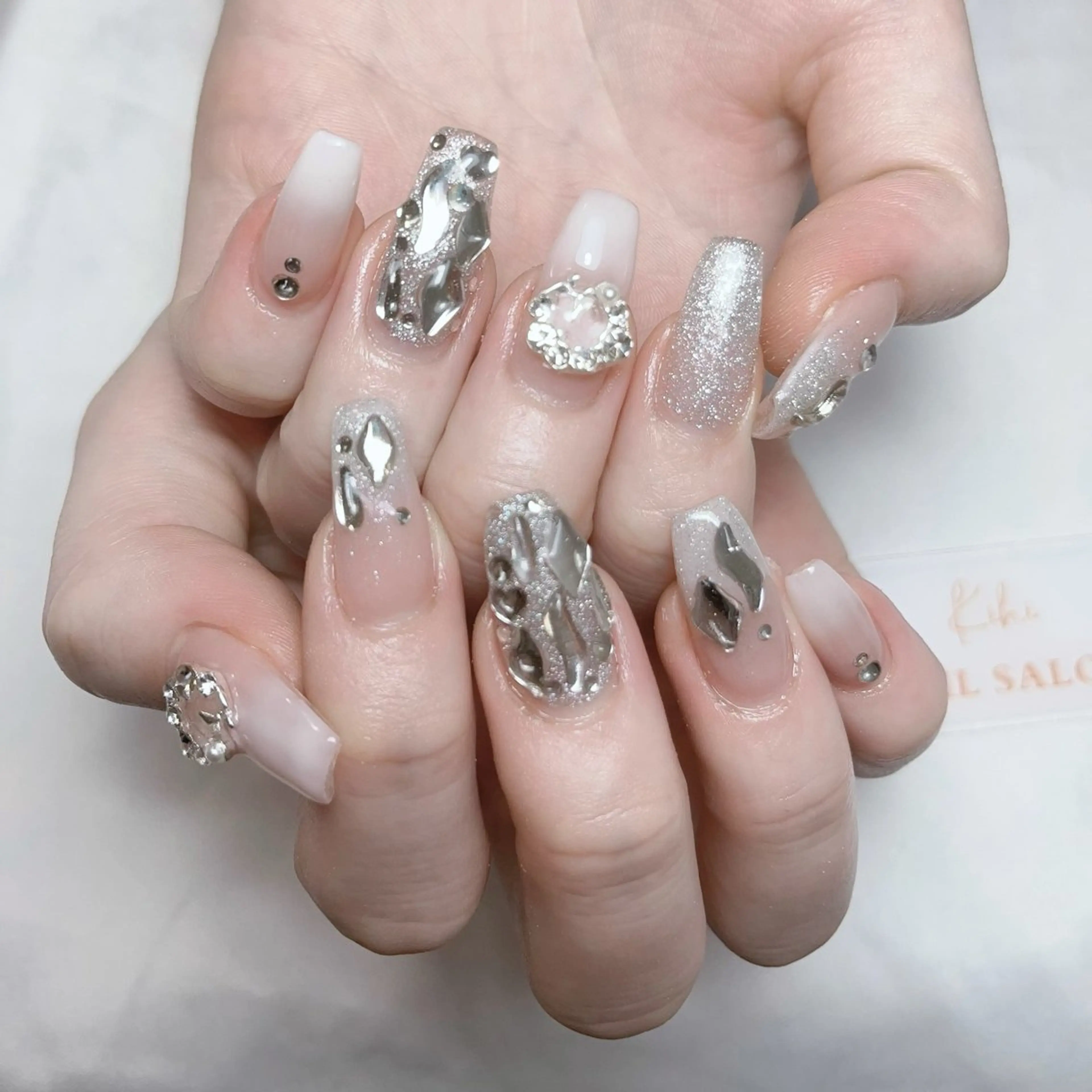 ネイル 持ち込み スカルプネイル 福島 みきのネイルデザイン