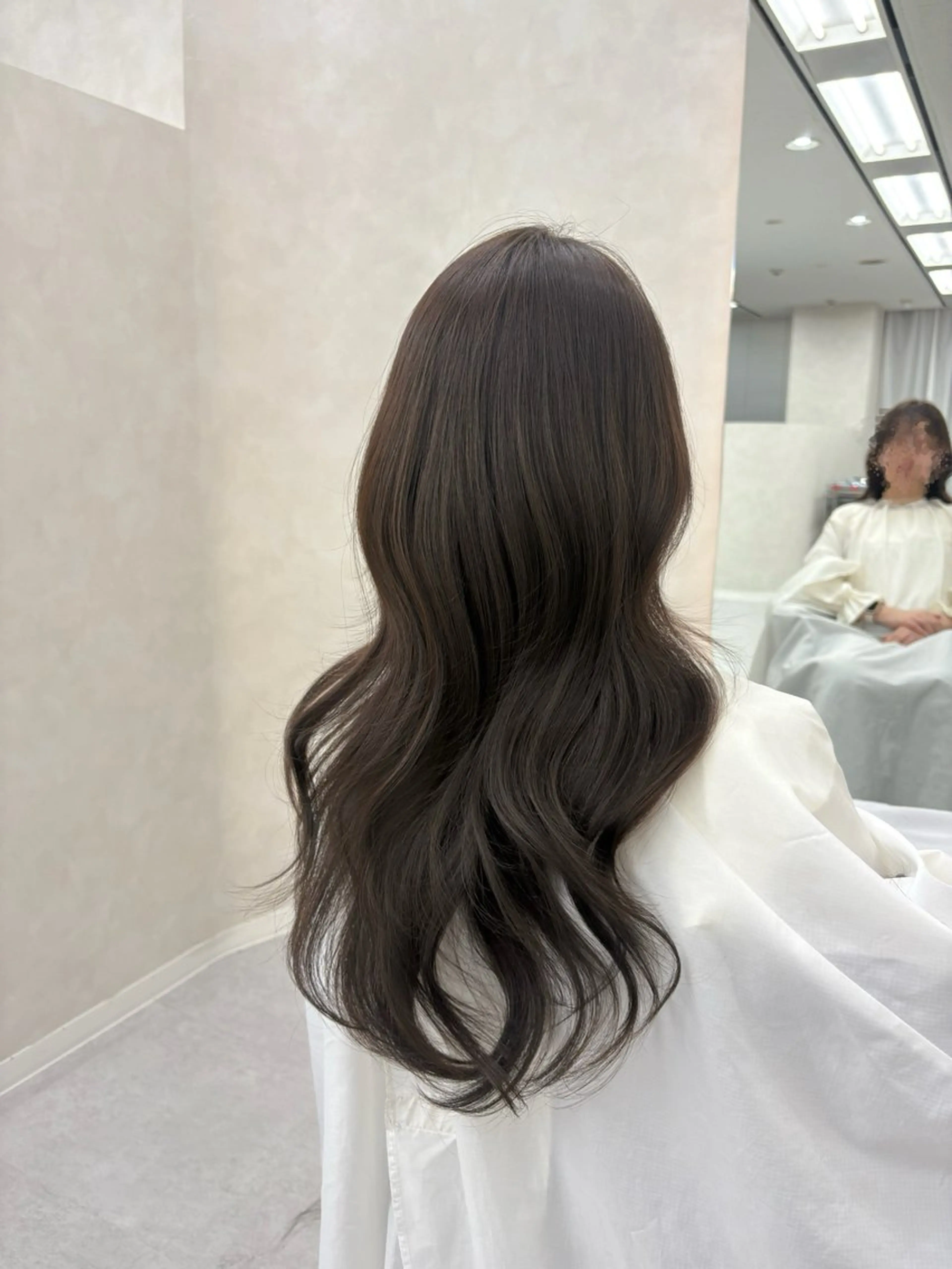 ロング カラー カット ヘアカラー アイナ🤍レイヤー カット/透明感ヘアのヘアスタイル