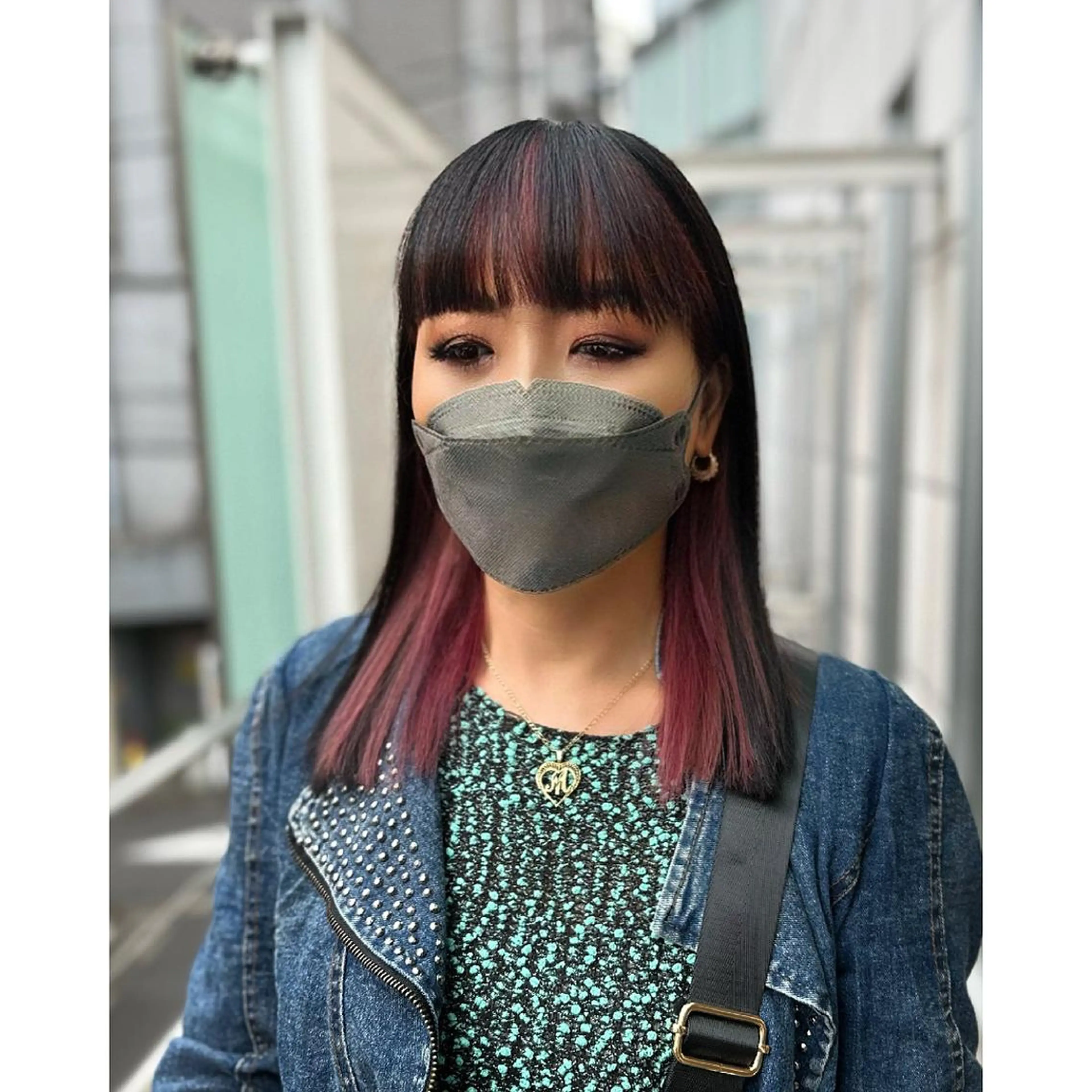 セミロング カラー パーマ ヘアアレンジ メンズ キッズ メンズブリーチ メンズインナーカラー ミストバング ブリーチ カシス BRAIDS💎愛子 大人ハイライト💎のヘアスタイル