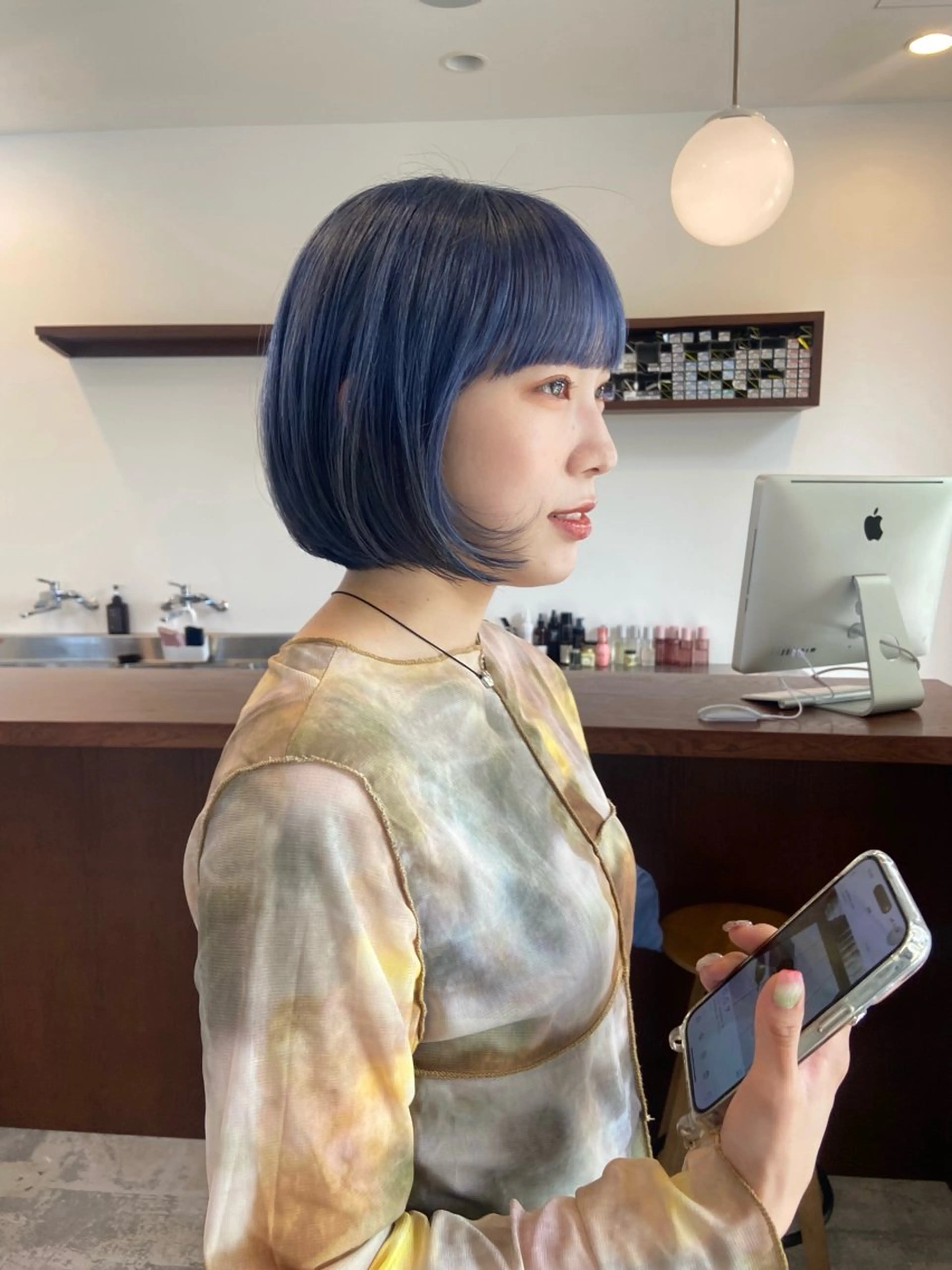 ショート ボブ トリートメント 山岸 未玖のヘアスタイル