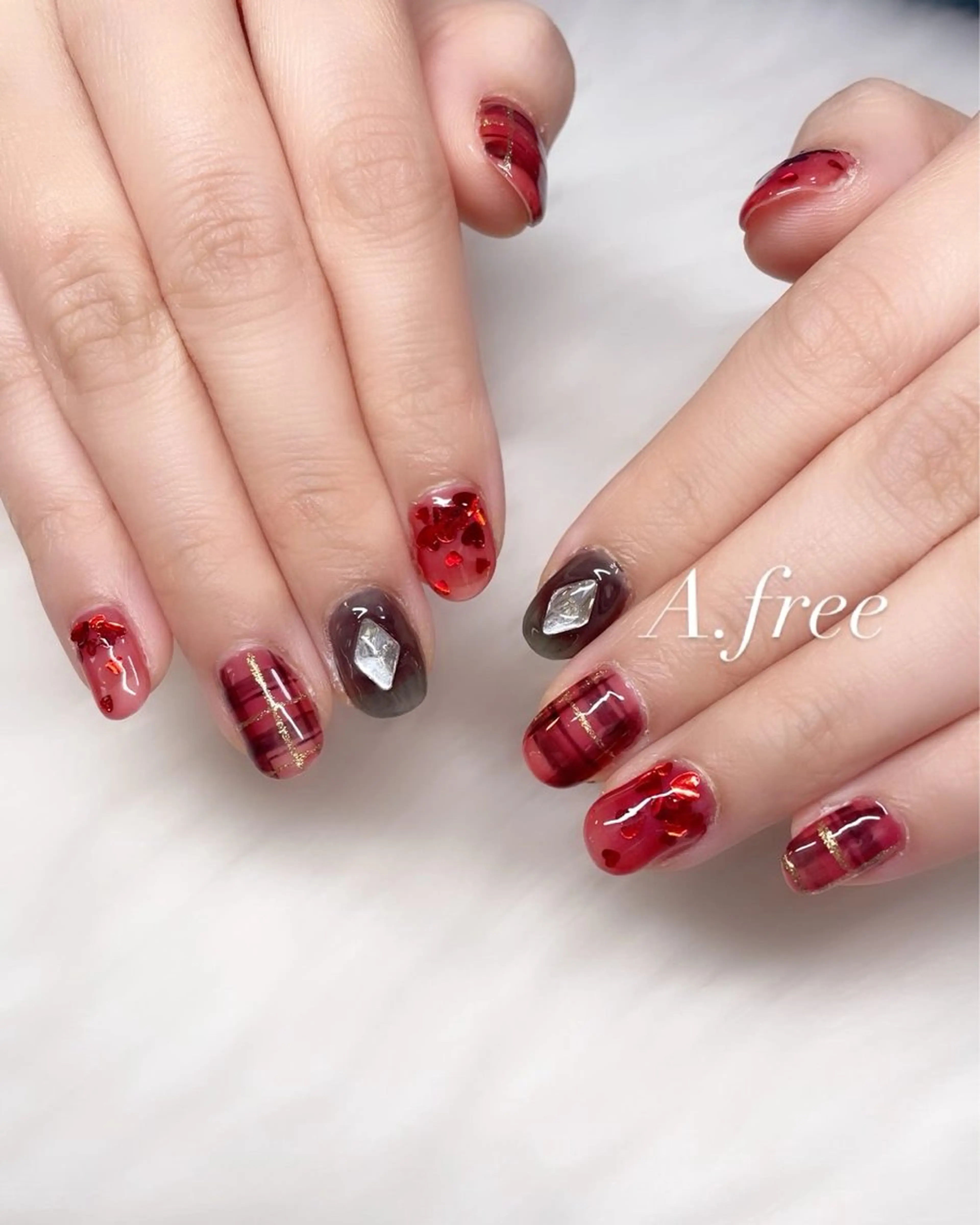 ネイル A.free✧*｡ アレルギー対応✧*｡のネイルデザイン