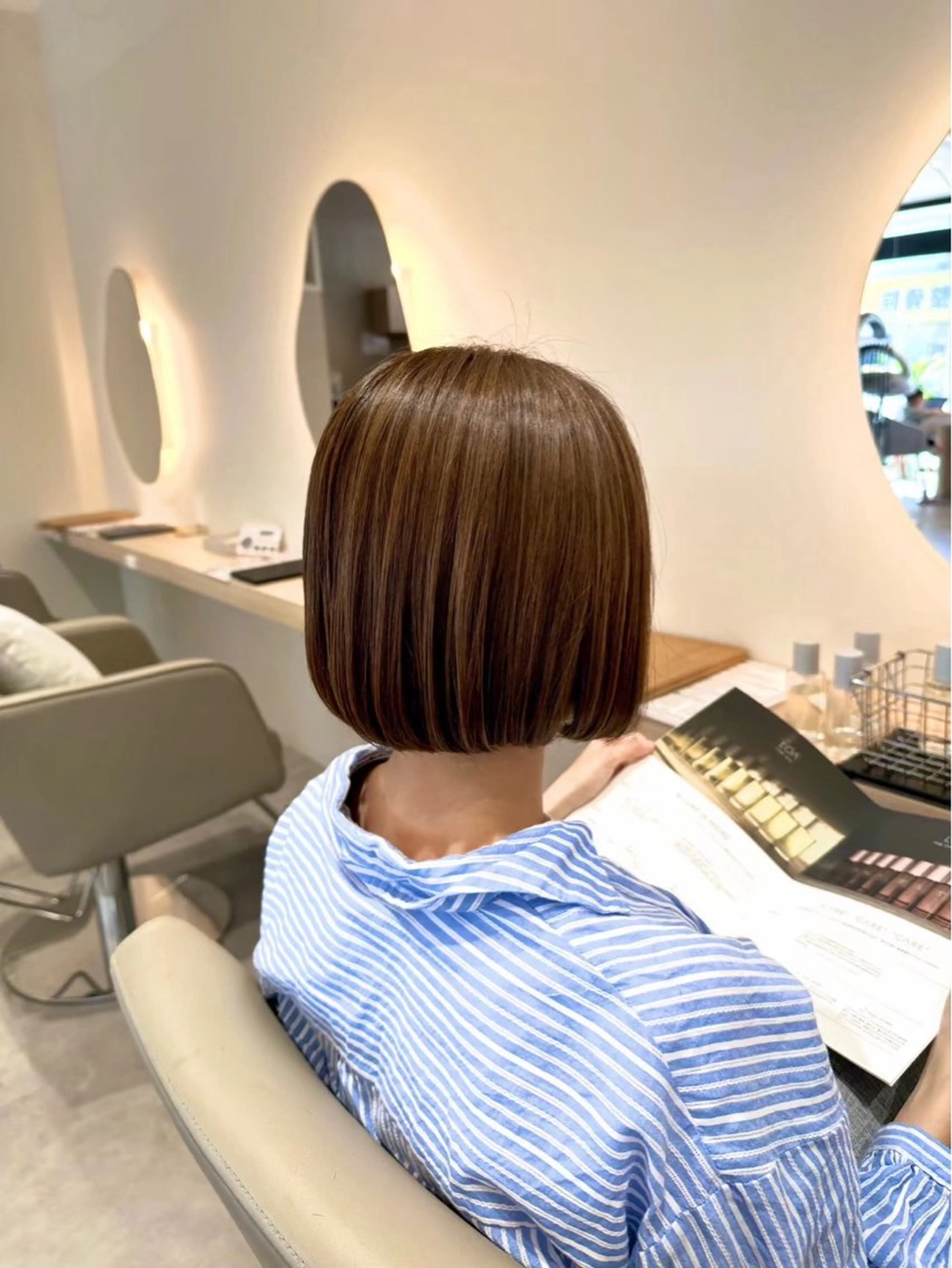 ショート ヘアカラー 🫧透明感カラー🫧 TOMOのヘアスタイル