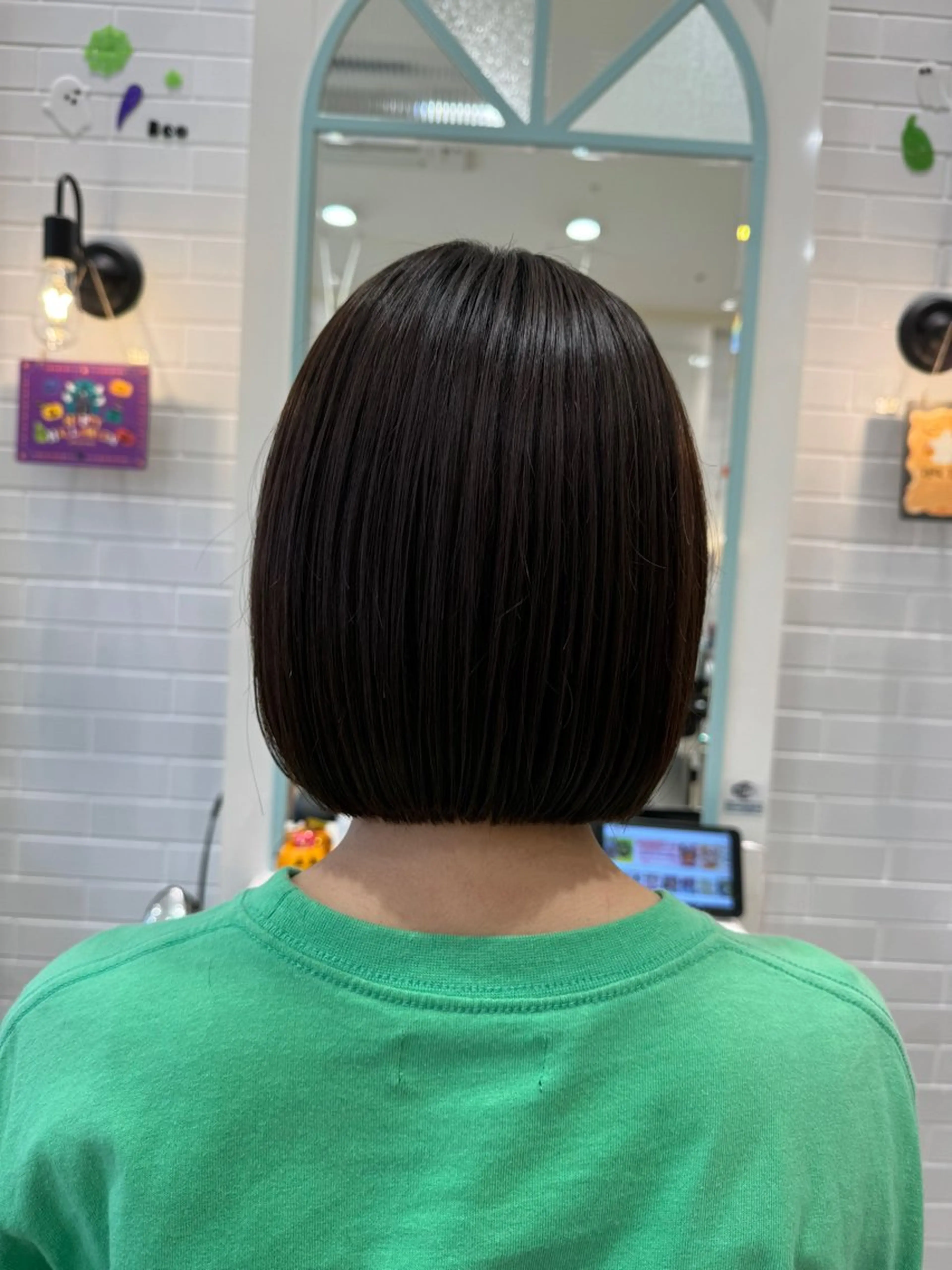 ミディアム 髪質改善 縮毛矯正 縮毛矯正 【縮毛矯正特化】 渡邉敦也のヘアスタイル