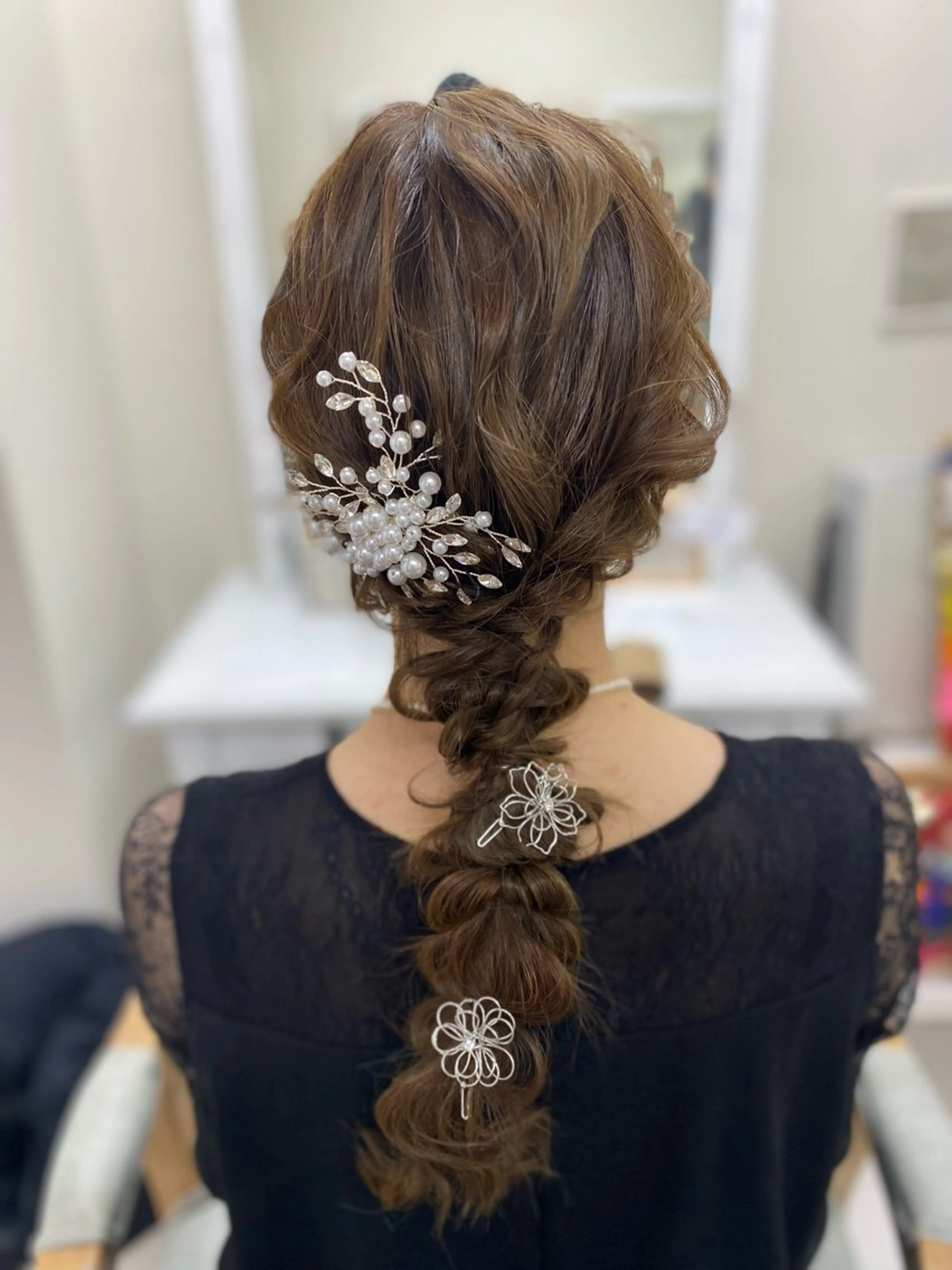 ヘアアレンジ ヘアセット ヘアセットサロン ココのヘアスタイル