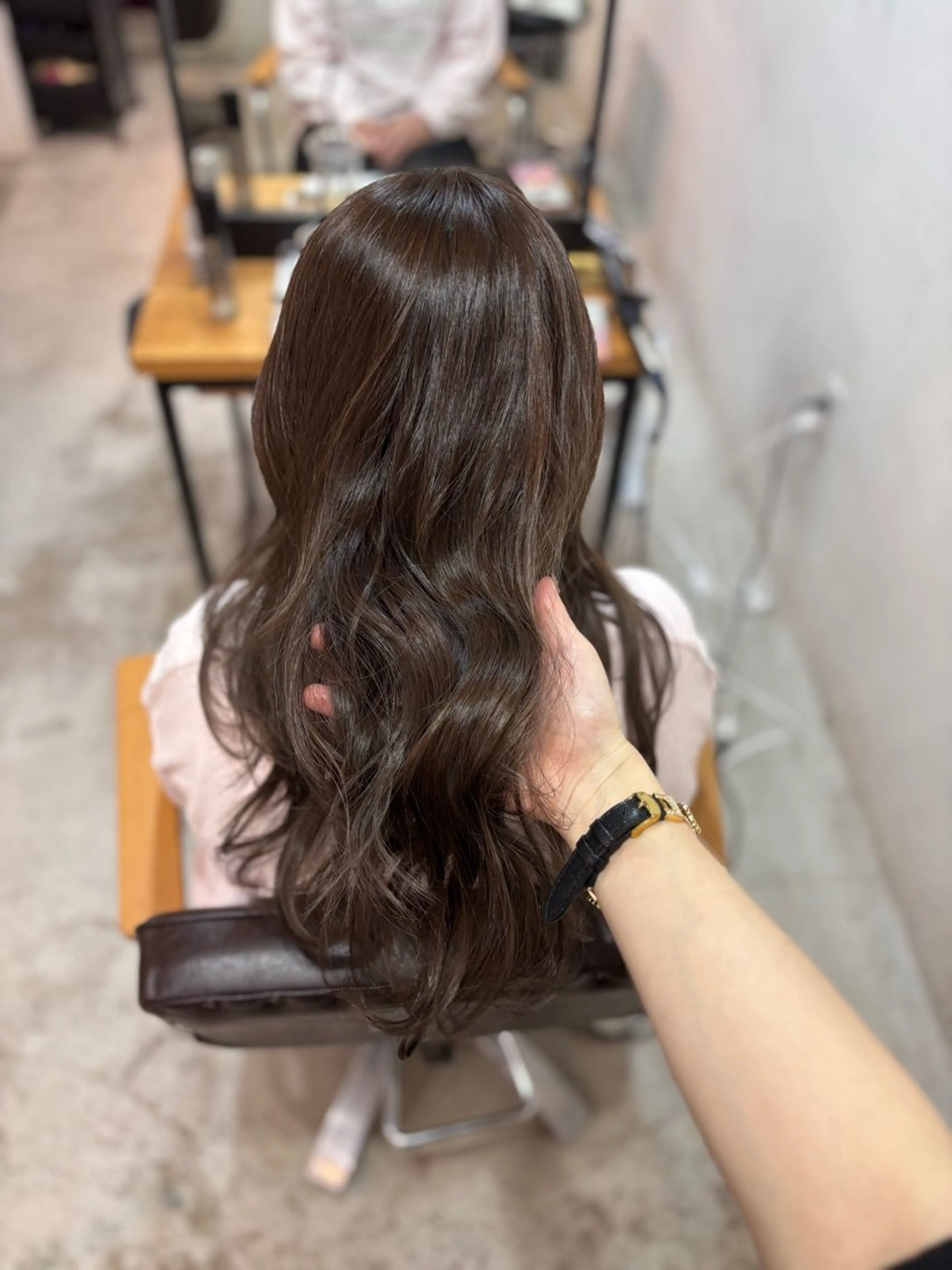 ロング カット ヘアカラー rink / 髪質改善✖️レイヤーのヘアスタイル