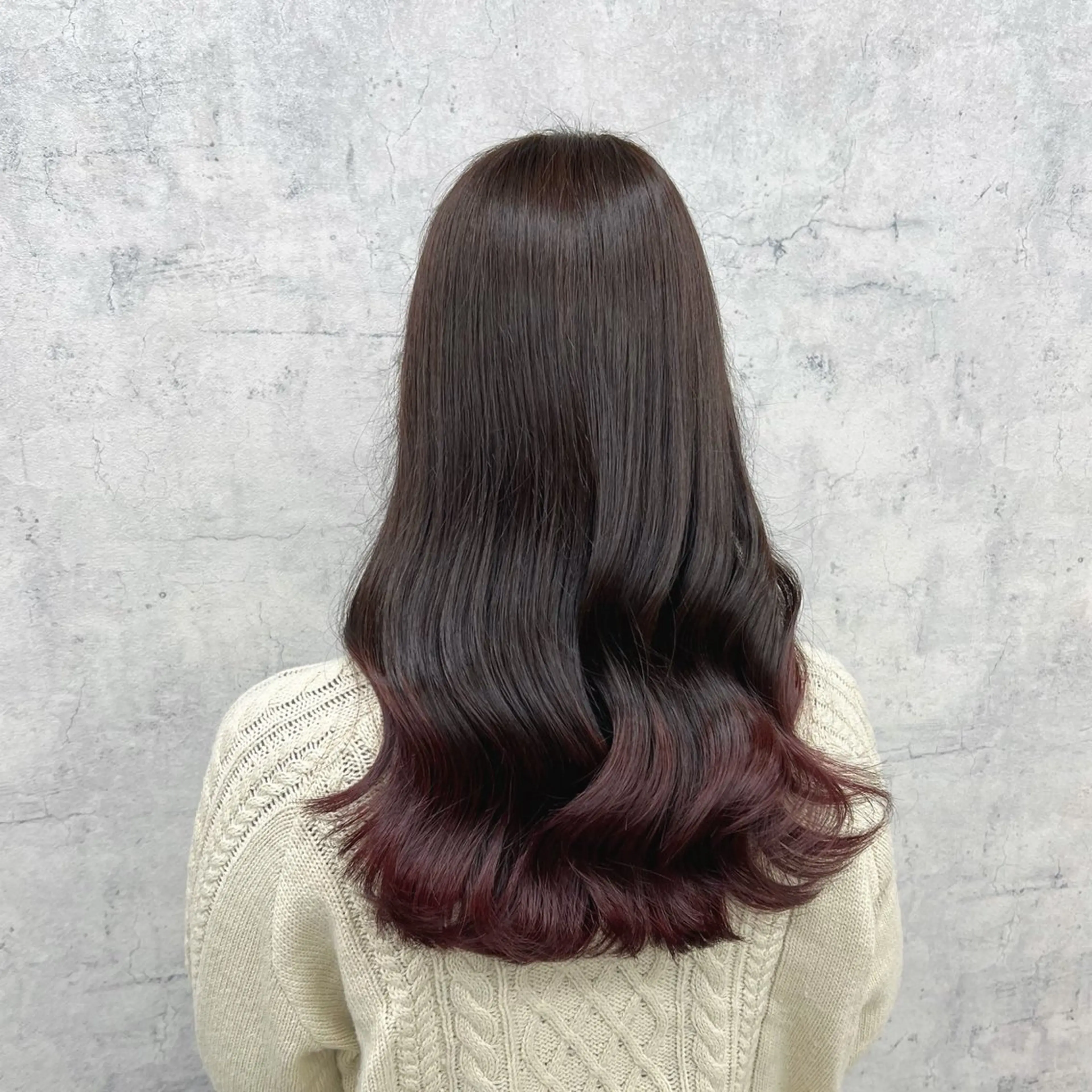 ロング カラー JUNSHIN🦋 ヘアセット／カラーのヘアスタイル