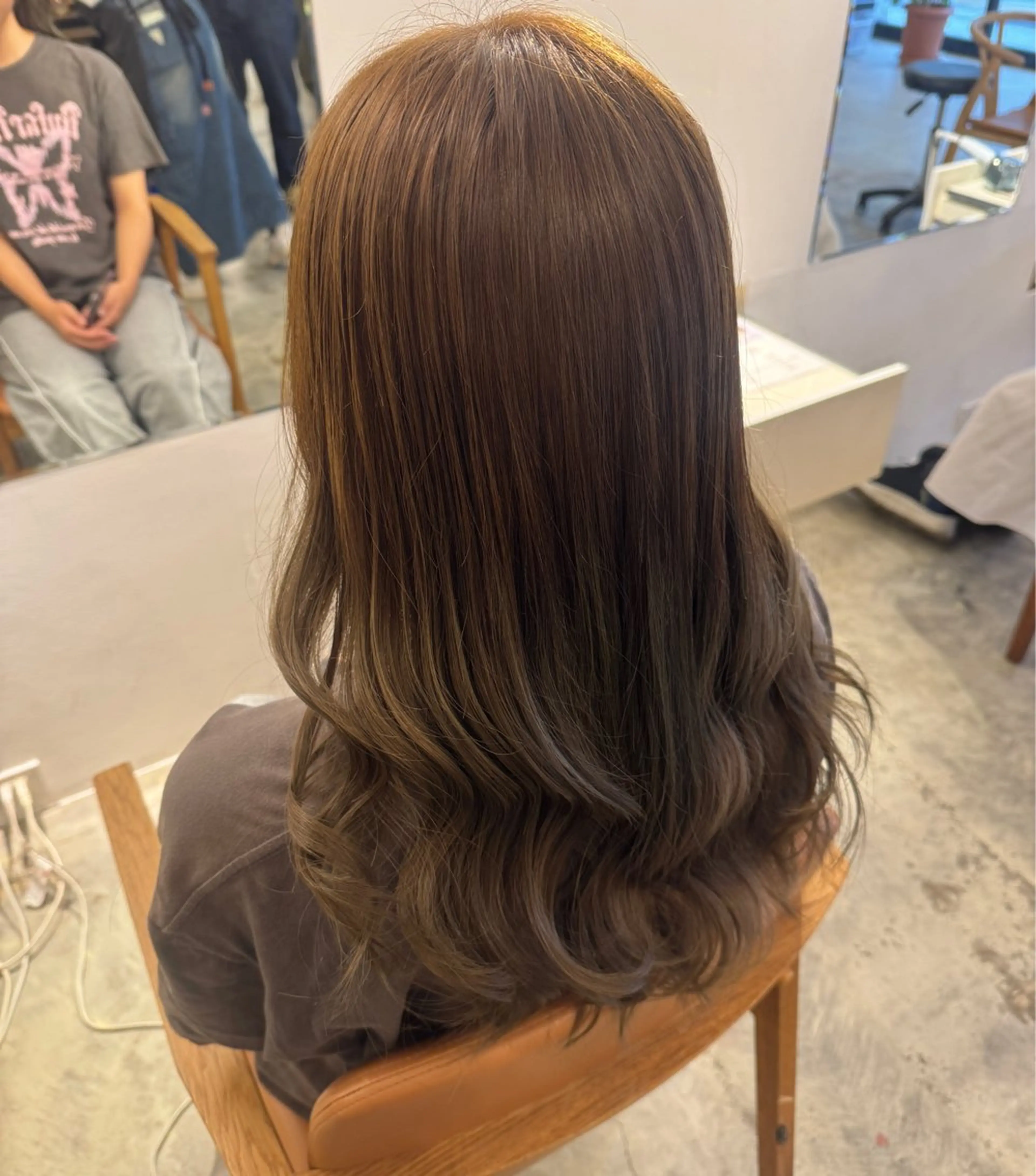 ロング カット ヘアカラー トリートメント 💖ASUKA 💜/透明感カラーのヘアスタイル