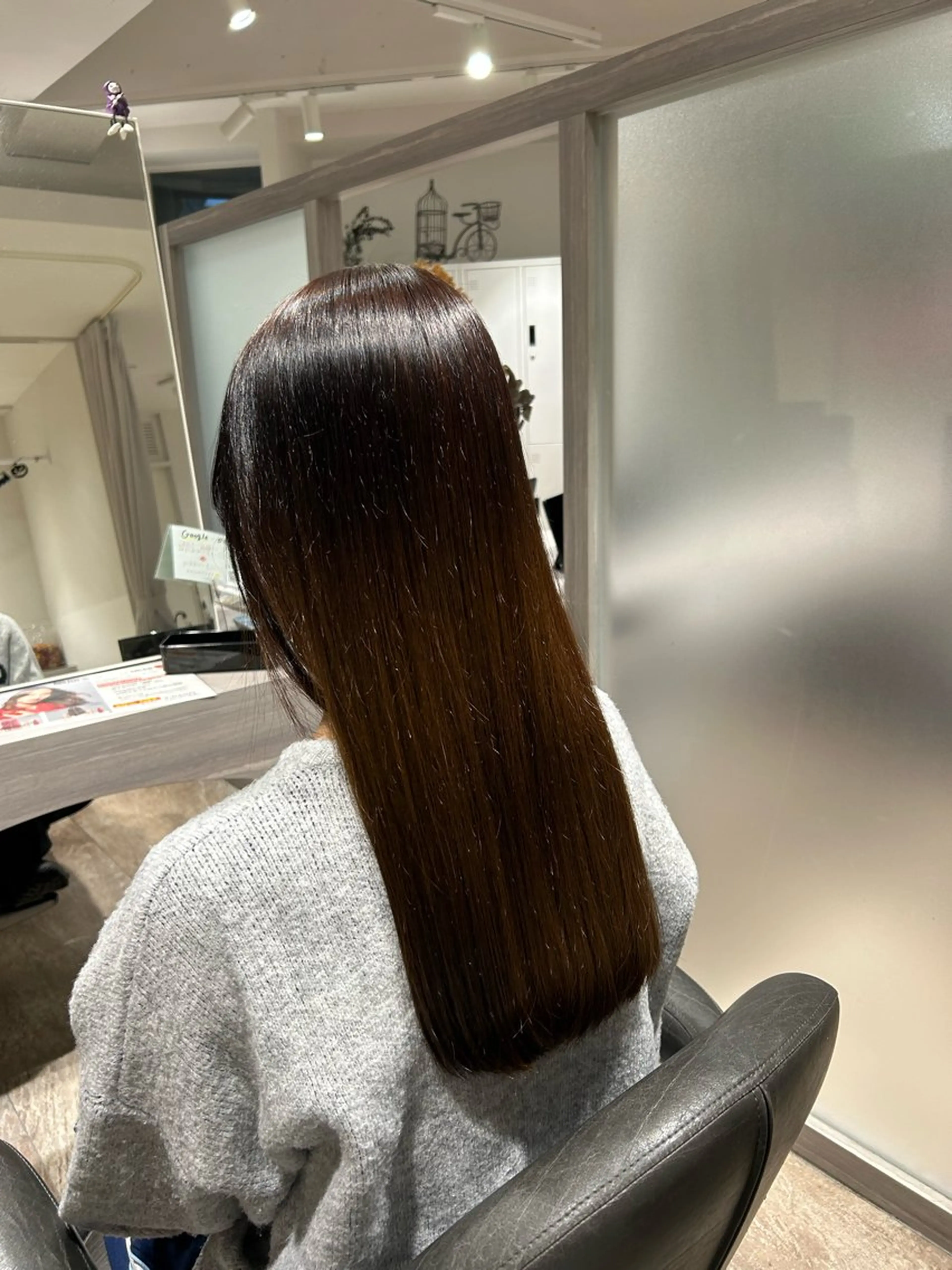 ロング 縮毛矯正 トリートメント 武井 哉子のヘアスタイル