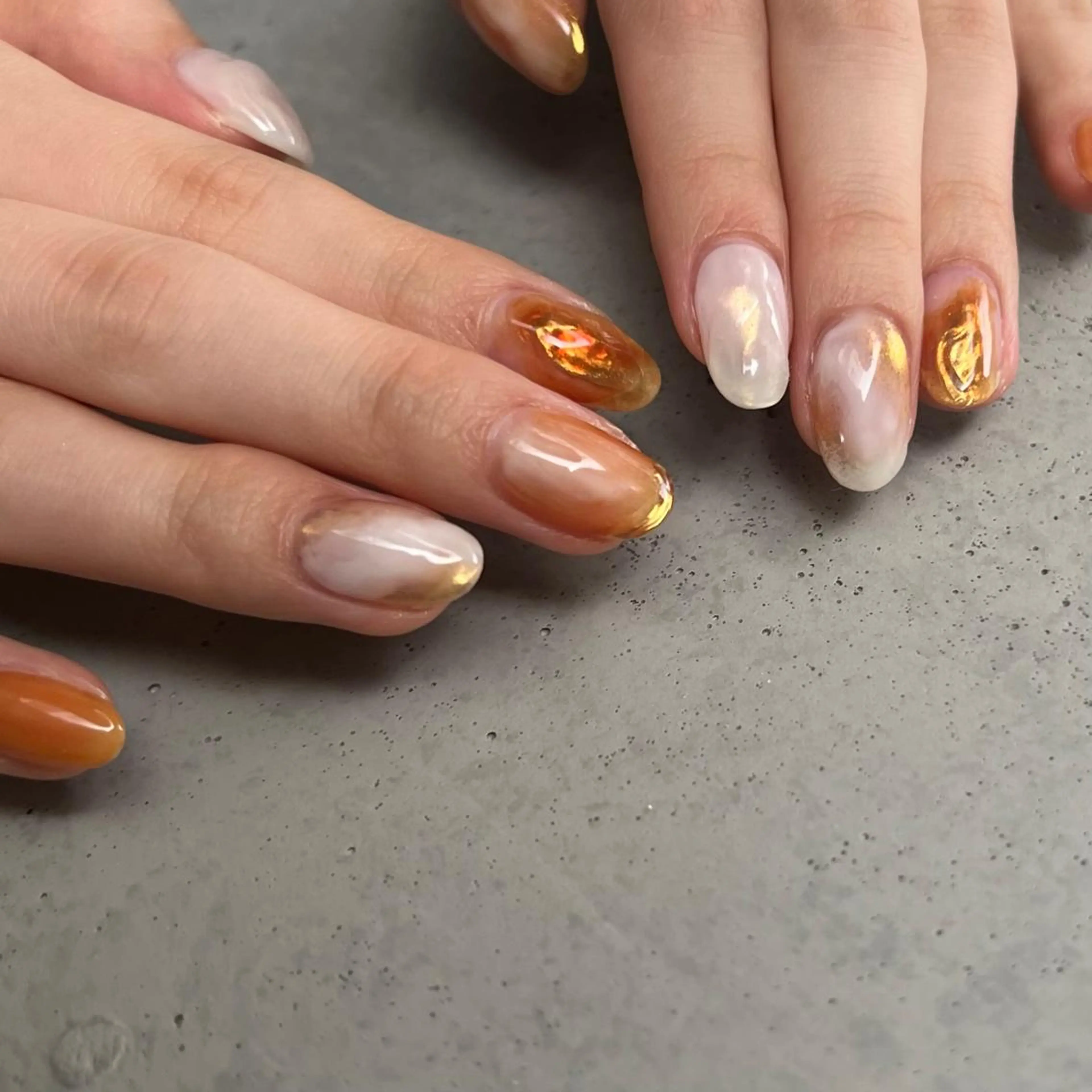 ネイル ハンドネイル nuás nailのネイルデザイン